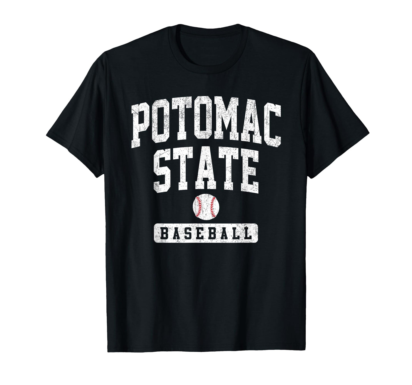 Potomac State College Baseball Arch Vintage Design Men Women T-Shirt