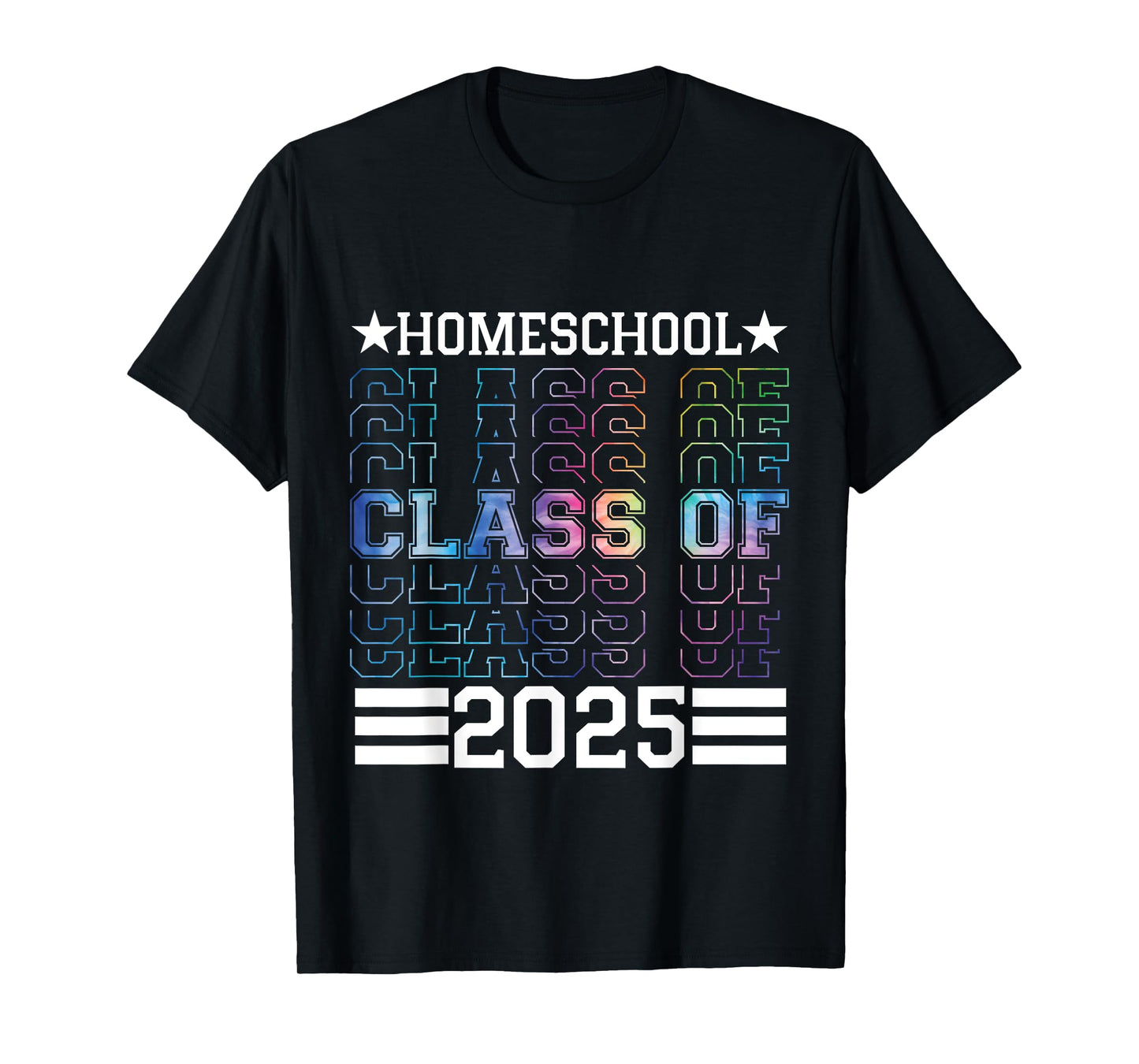 Homeschool Class Of 2025 Senior Graduation T-Shirt