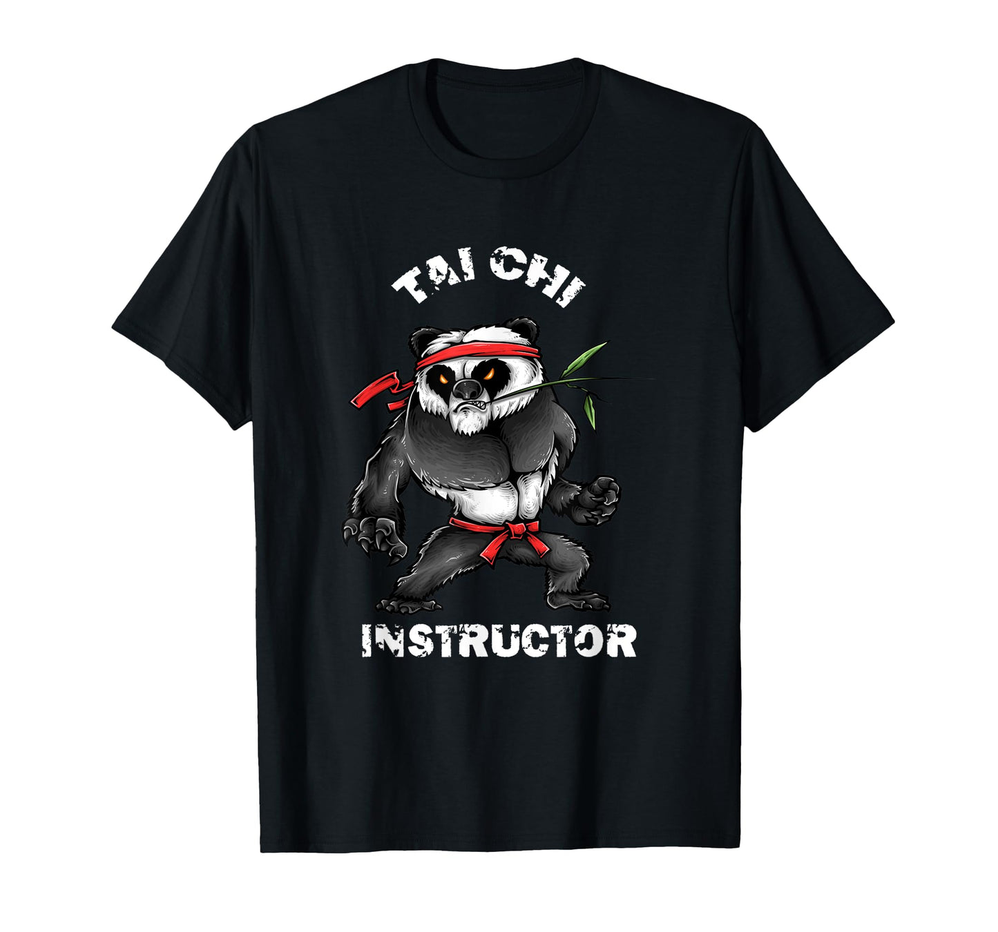 Tai Chi Instructor Shirt Apparel Fighting Panda T Shirt T-Shirt
