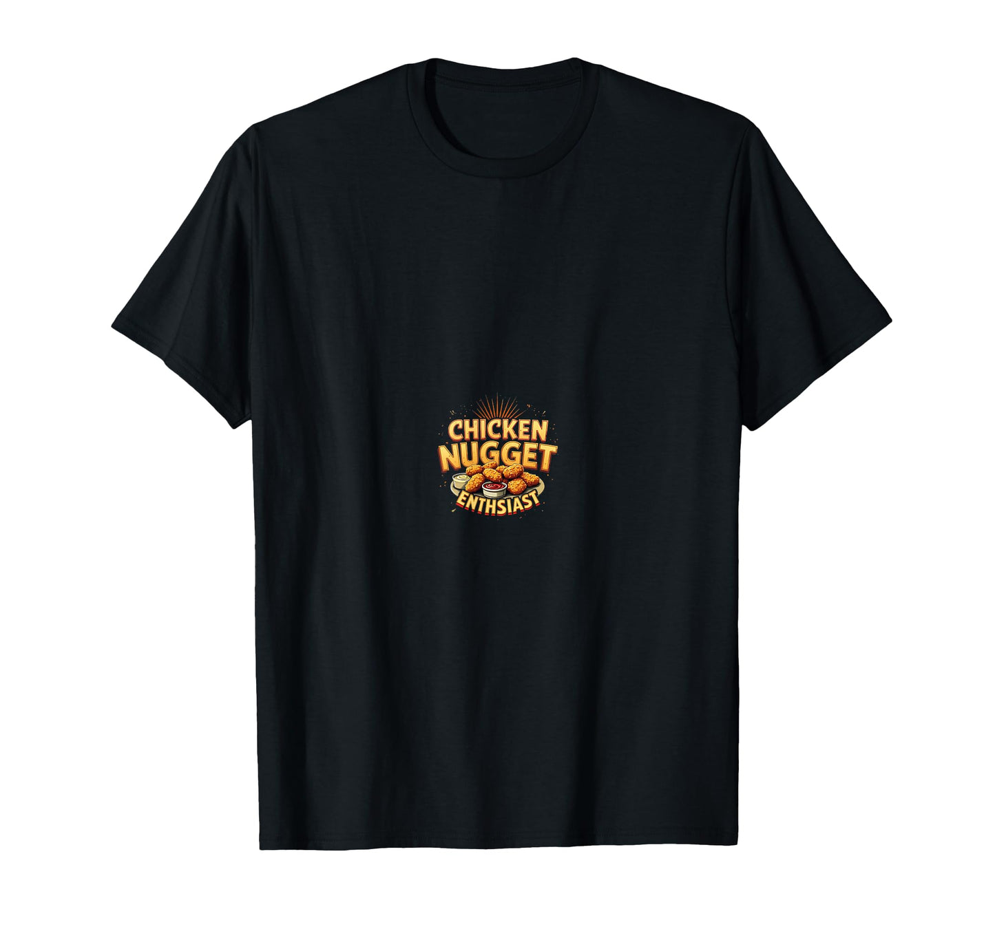 Funny Retro Fast Food Chicken Nugget Humor Shirt T-Shirt