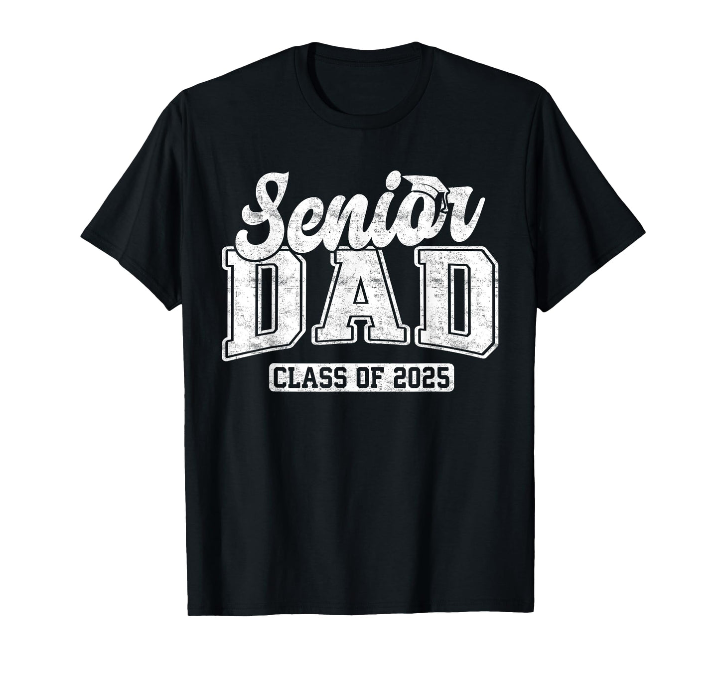 Proud Senior Dad Class of 2025 Graduate Graduation 25 Gift T-Shirt