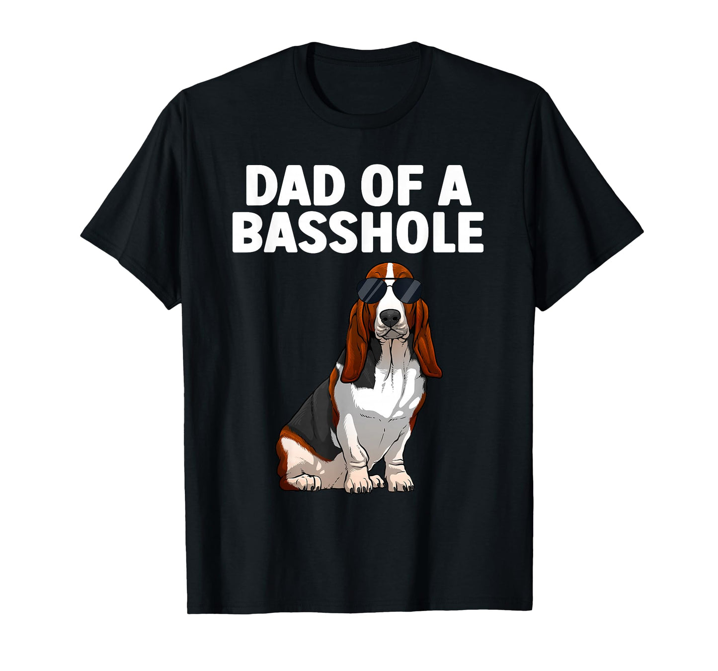 Cool Basset Hound Design for Men Dad Dog Basset Hound Lovers T-Shirt
