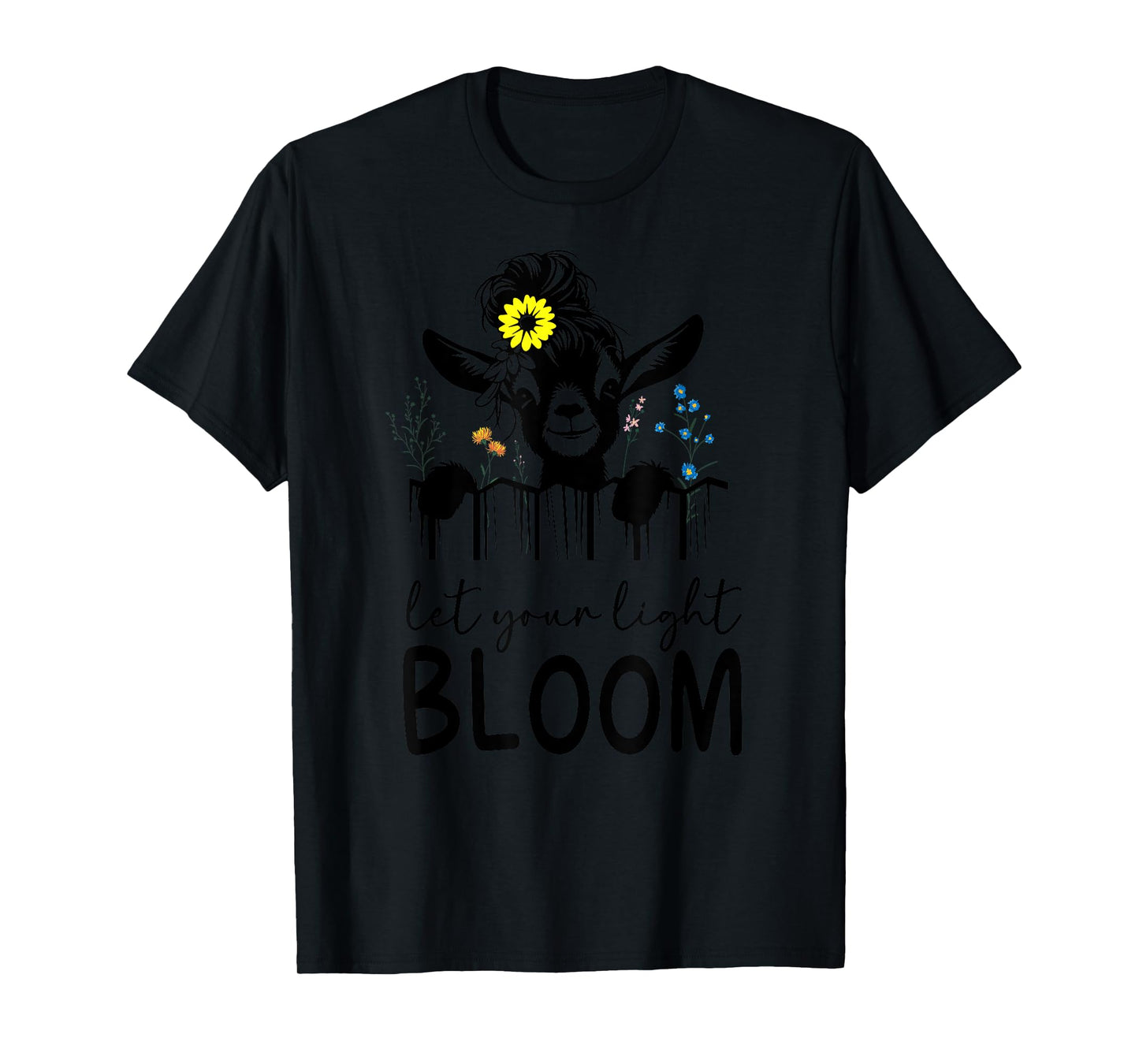 let your light bloom goat T-Shirt