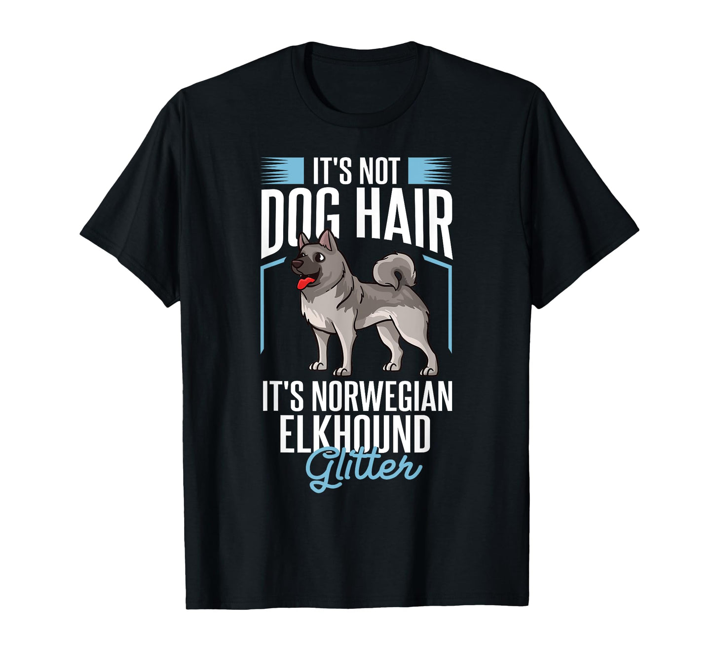 Norwegian Elkhound Dog Gift Puppies Owner Lover T-Shirt