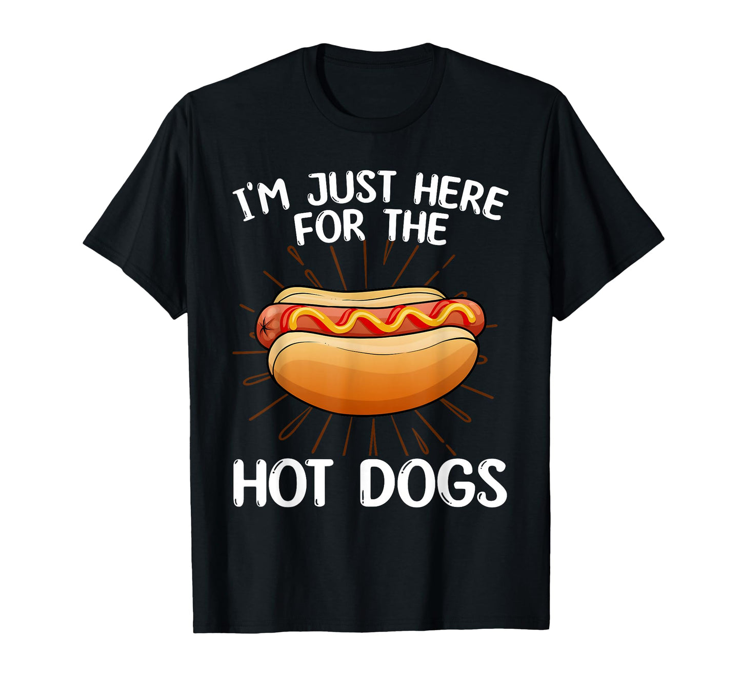 Funny Hot Dog Art For Men Women Kids Hot Dog Stand Hot Dog T-Shirt