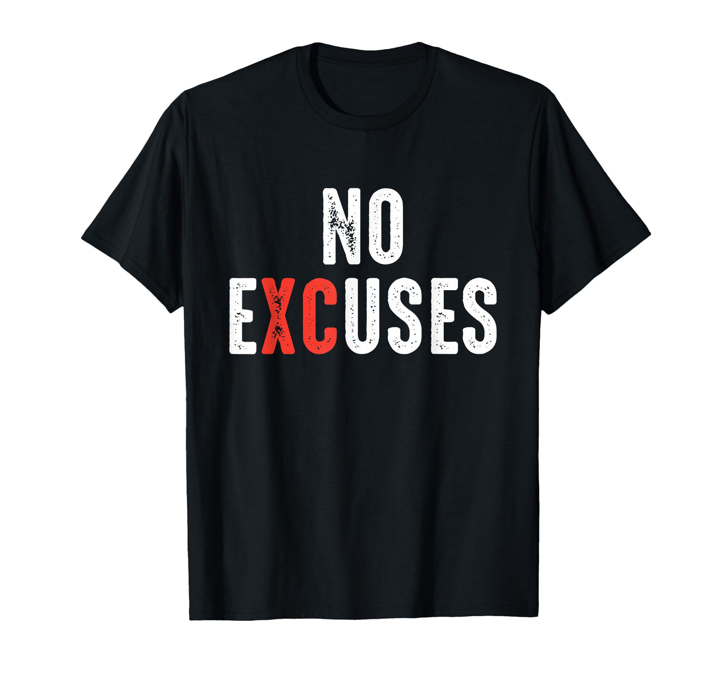 Cross Country Track Running for Vintage XC Runner No Excuses T-Shirt