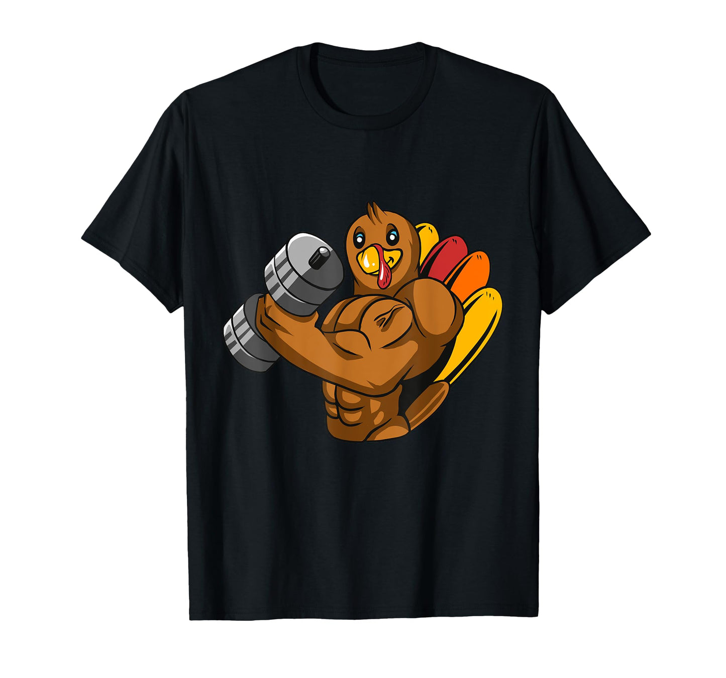 Turkey Bodybuilding Thanksgiving Day Gym Workout Fitness T-Shirt