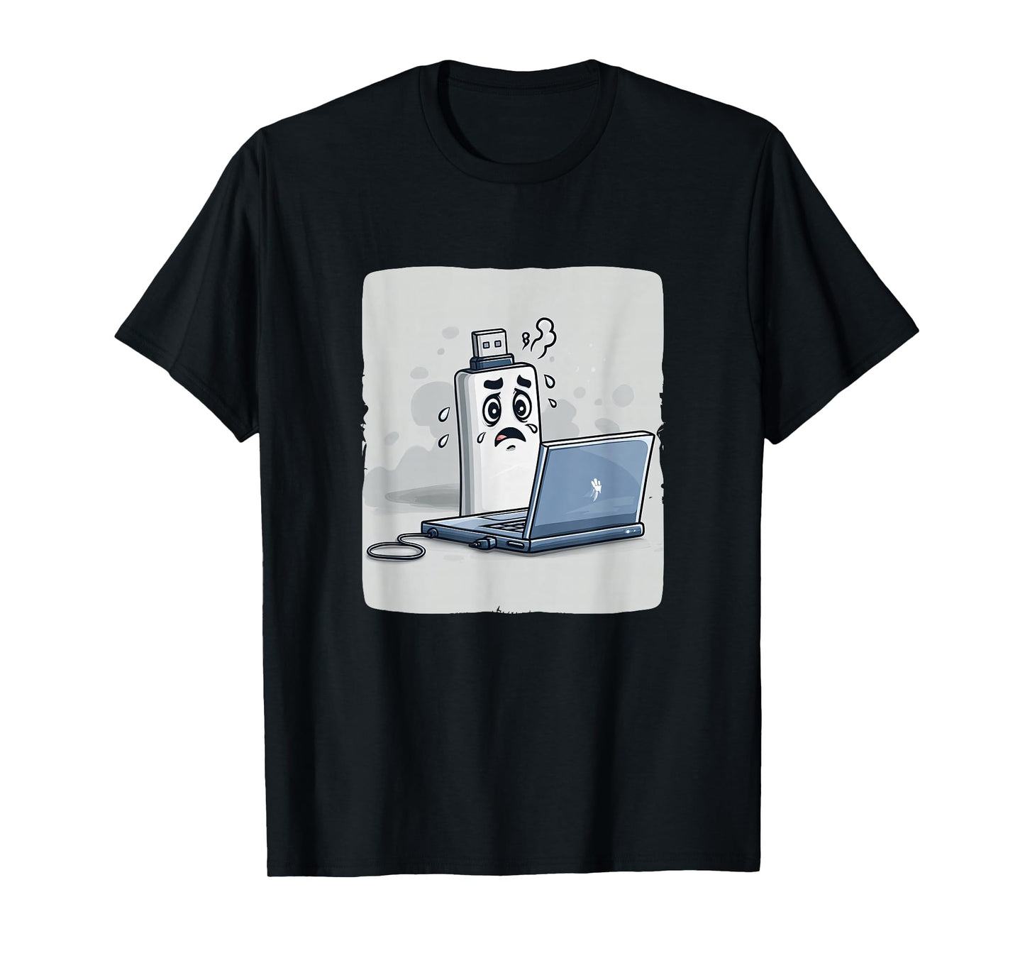 Sweating USB Port Costume T-Shirt