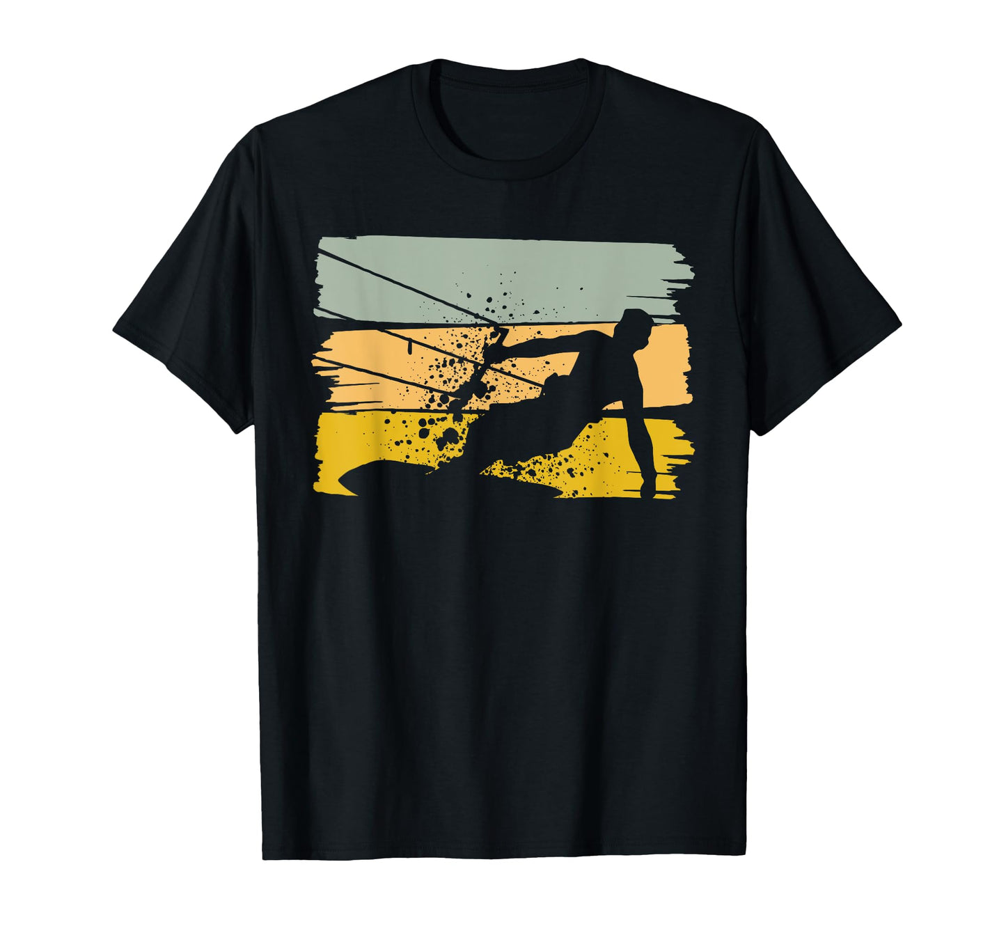 Vintage Kite Surfing, Kiteboarding, Kiter, Water Sports Fun T-Shirt