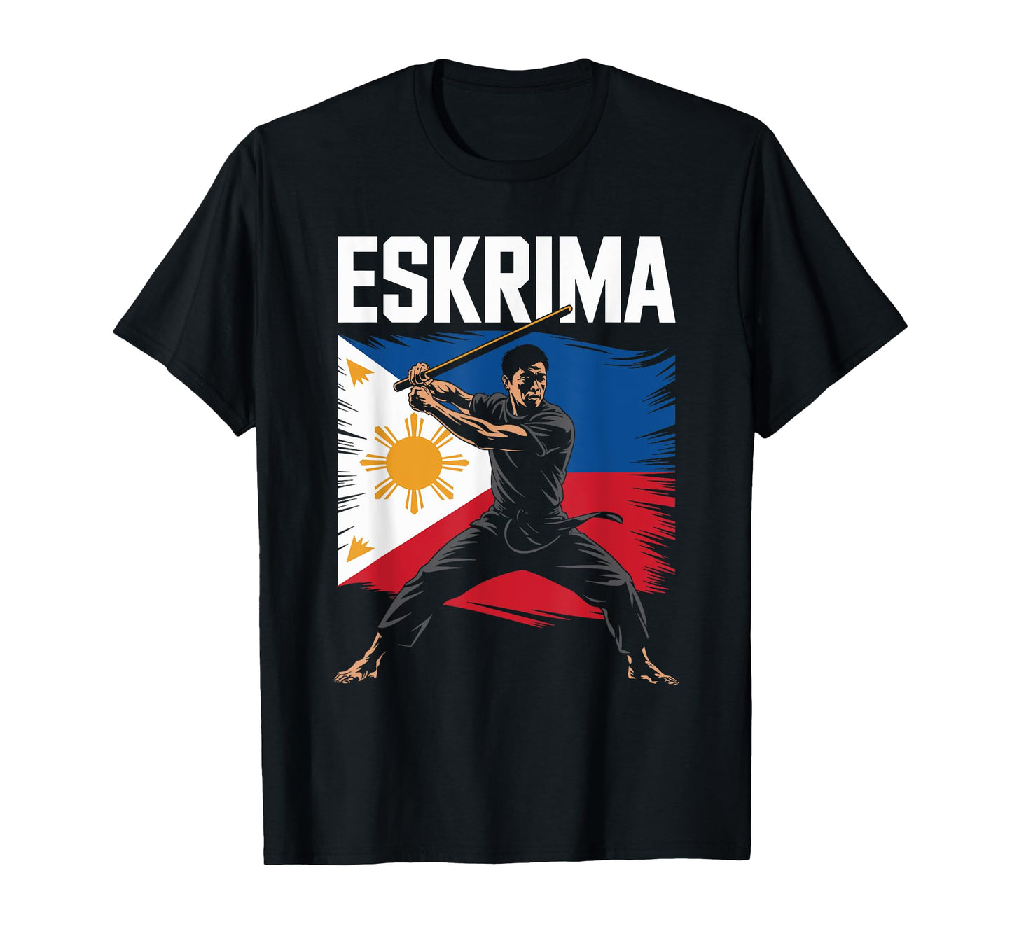 Eskrima Filipino Martial Arts Stick Fighting T-Shirt