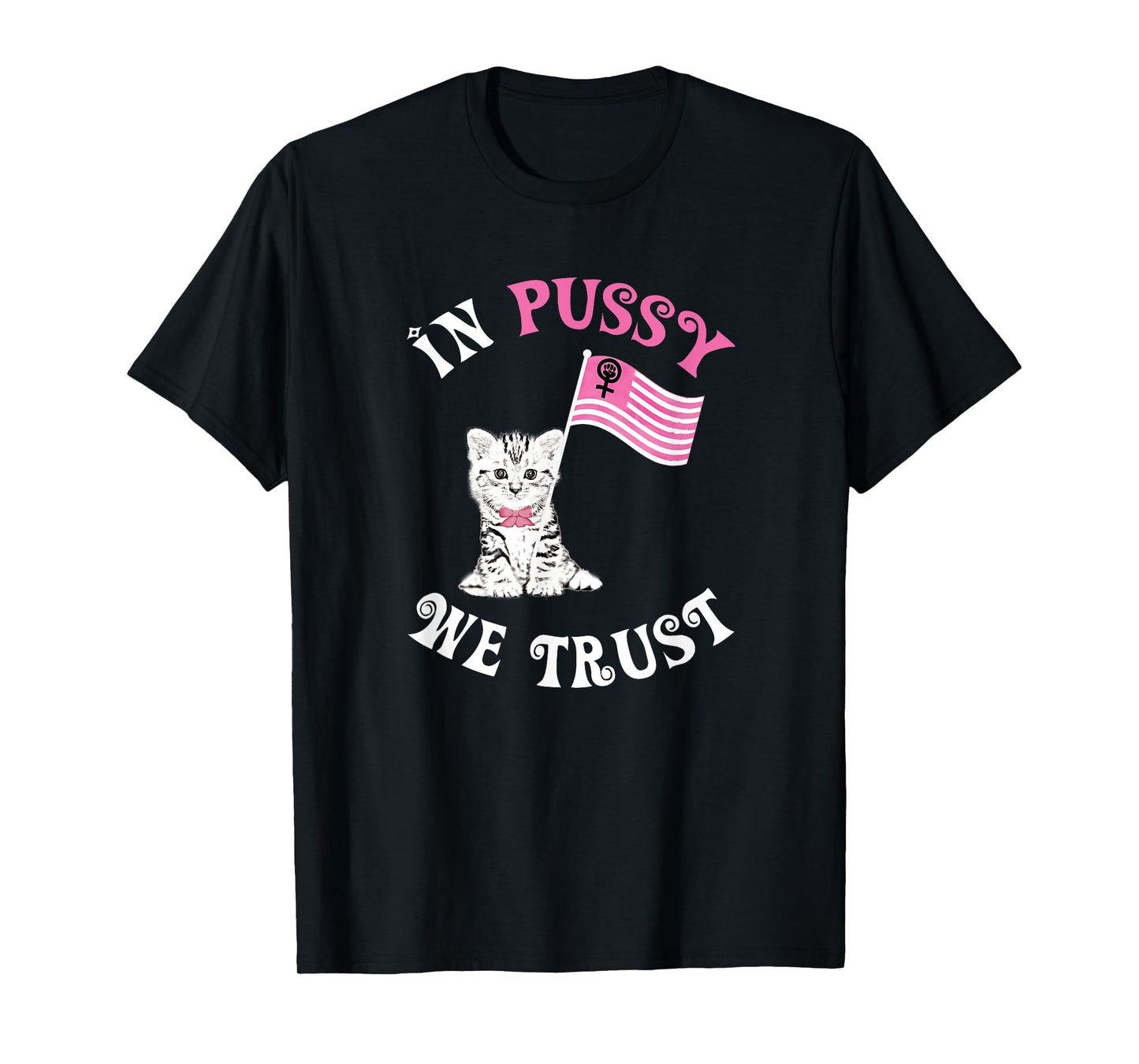 In Pussy We Trust T-shirt Funny Nasty Woman Cat Tee T-Shirt