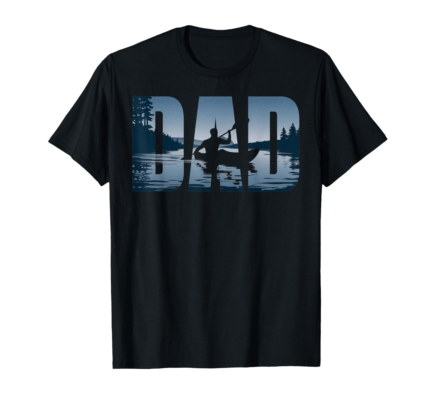 Fathers Day Kayaker Mens Kayaking Dad T-Shirt