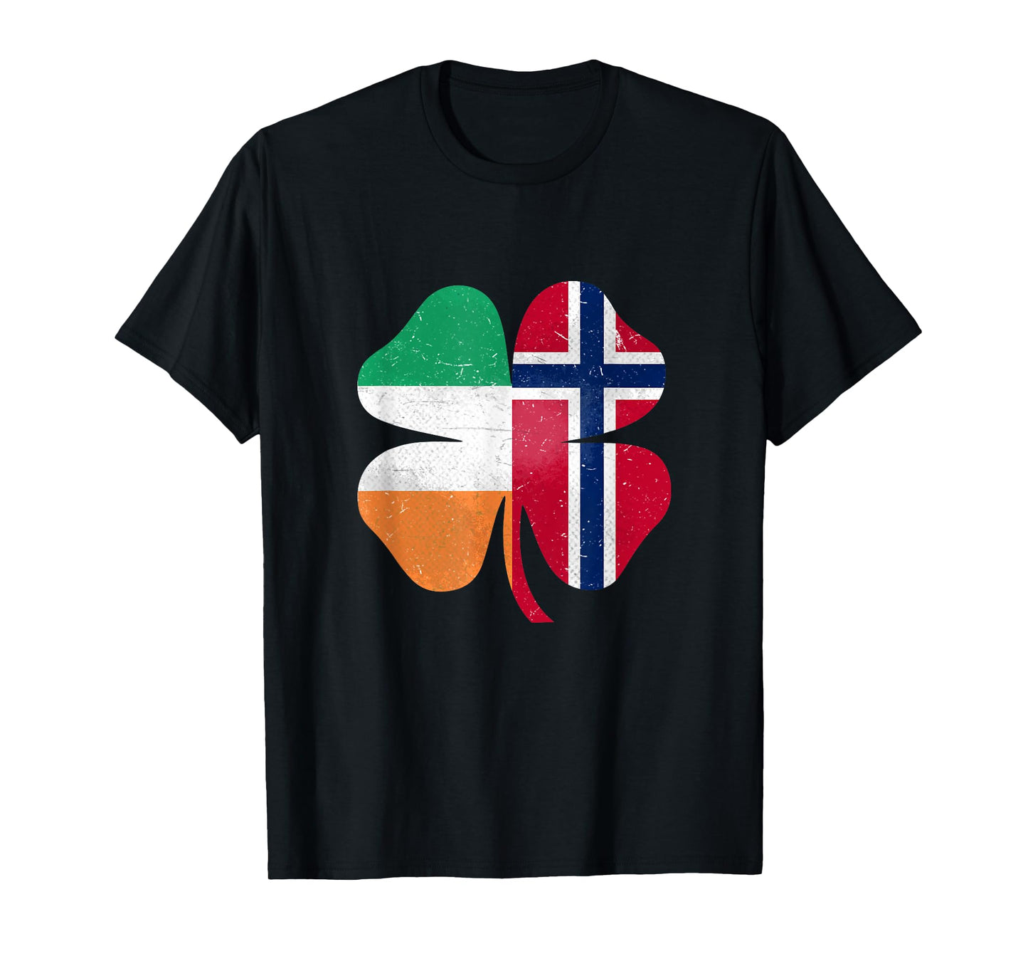 Norwegian Irish Shamrock Norway Ireland St. Patrick's Day T-Shirt