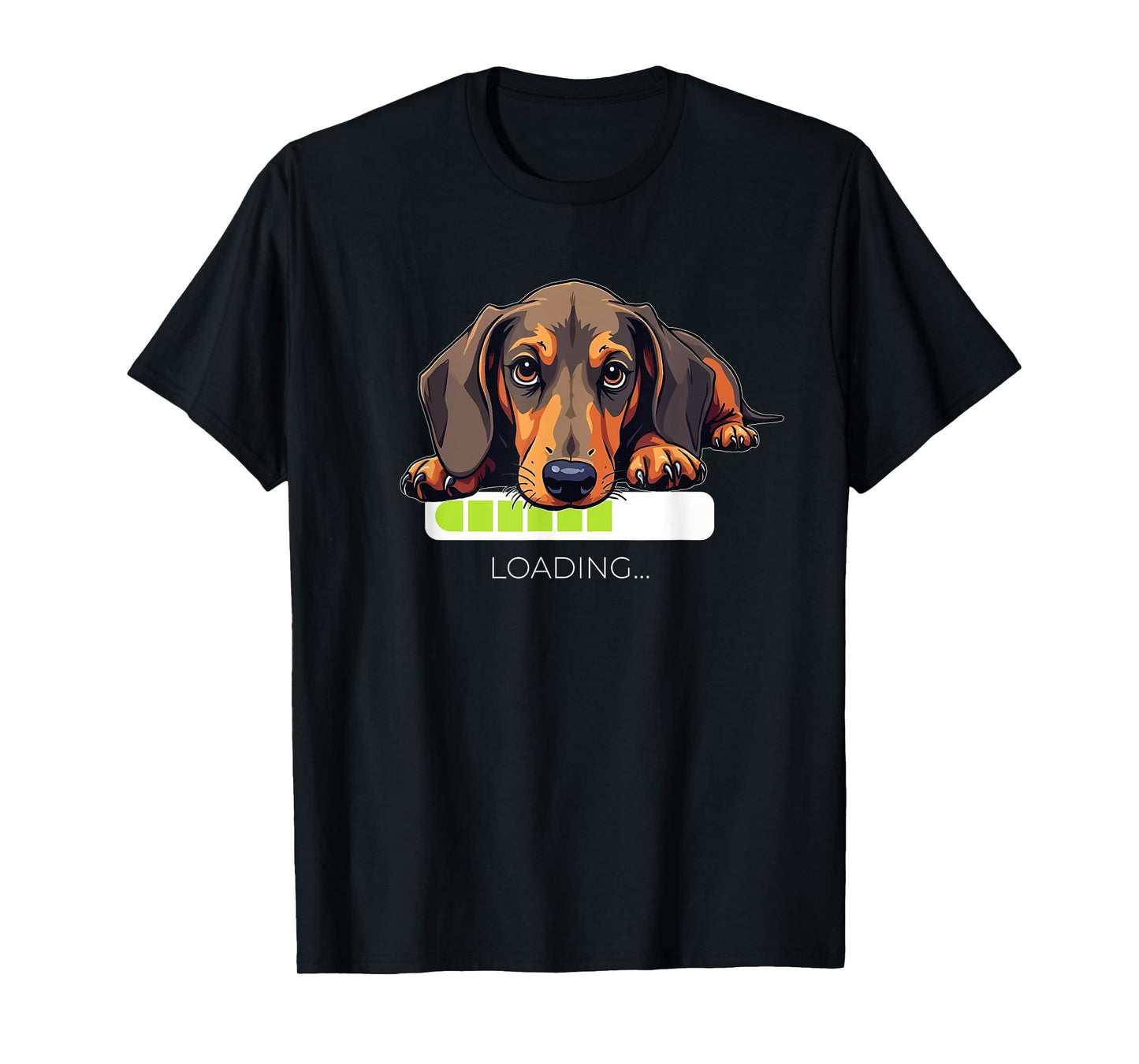 Dachshund Doxie Wiener Sausage Dog Loading T-Shirt