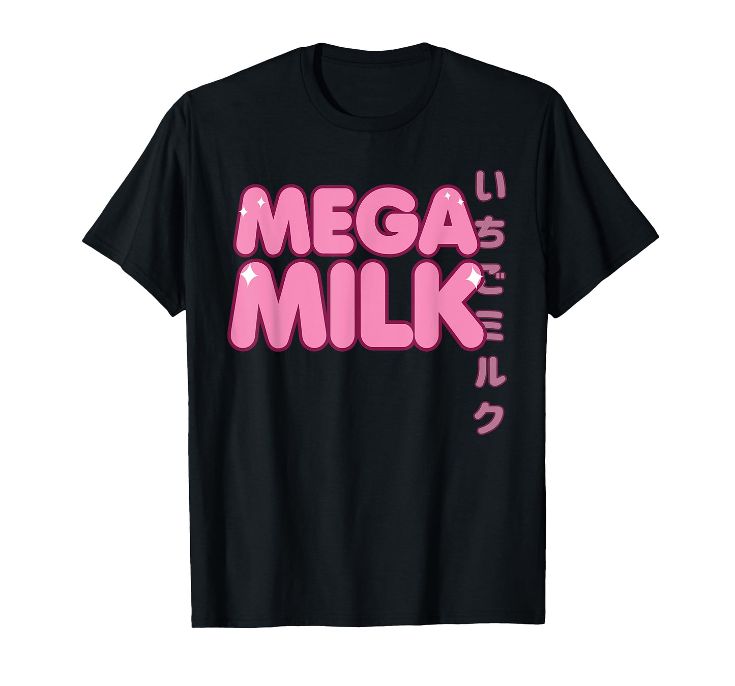 Mega Milk Strawberry Otaku Anime Hentai Fan Girl T-Shirt