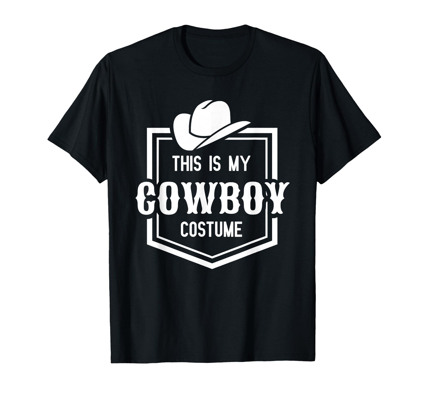 This is My Cowboy Costume Funny Lazy Country Western T-Shirt