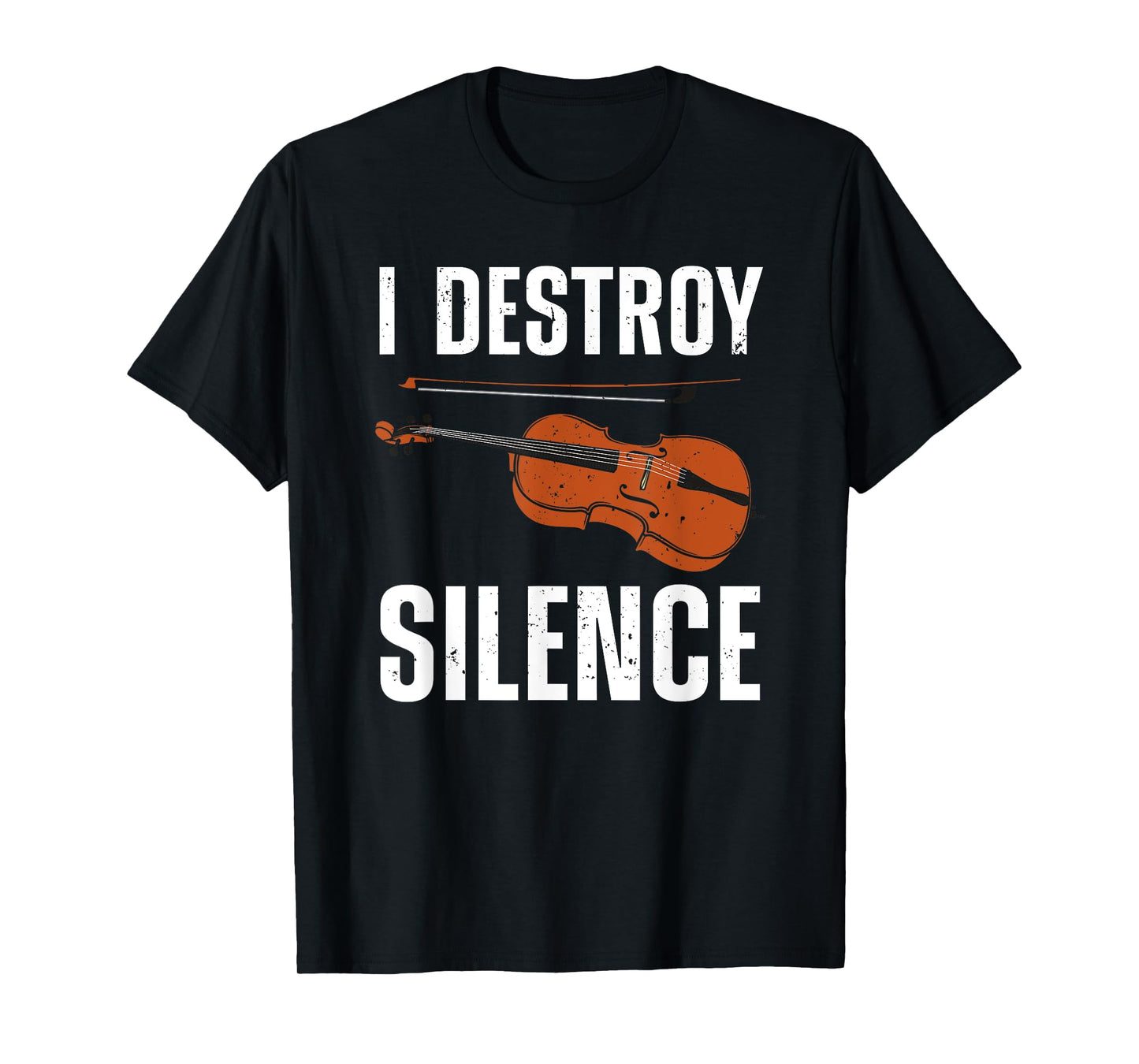 Funny Violin Player Art For Men Women Kids Fiddle Violinist T-Shirt
