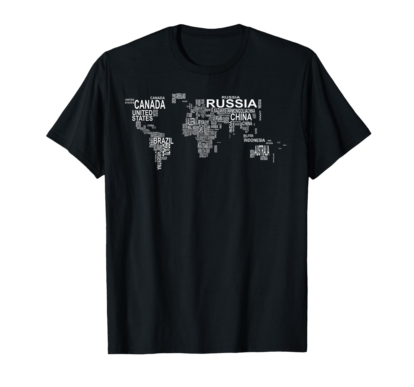World Map Globe Text Element Shirt T-Shirt