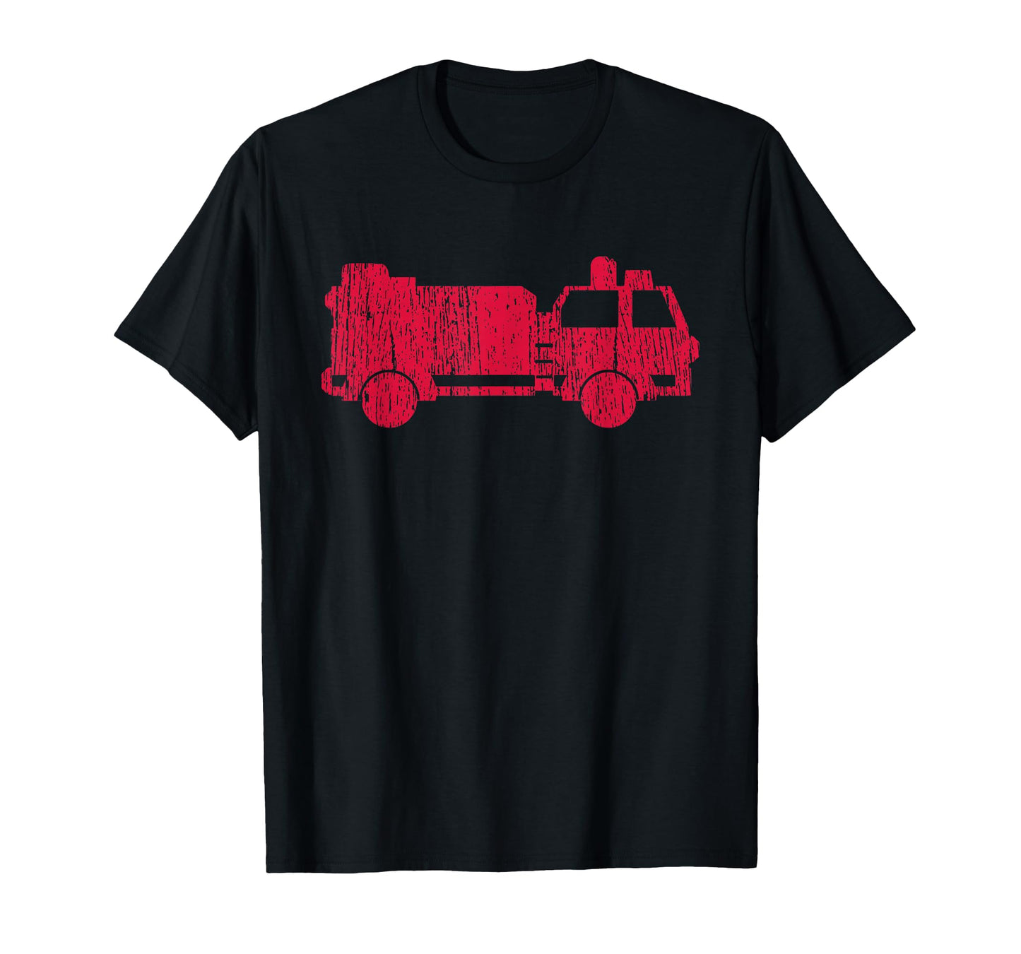 Fire Truck Vintage T-Shirt Fire Fighter Gift Fireman Tshirt T-Shirt