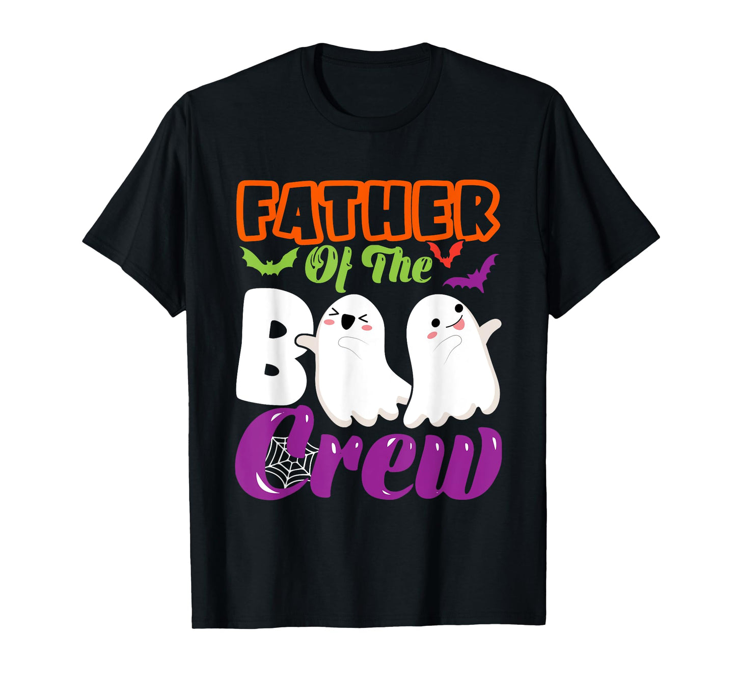 Father Of Boo Halloween Crew Costume Boo Ghost Lover Family T-Shirt