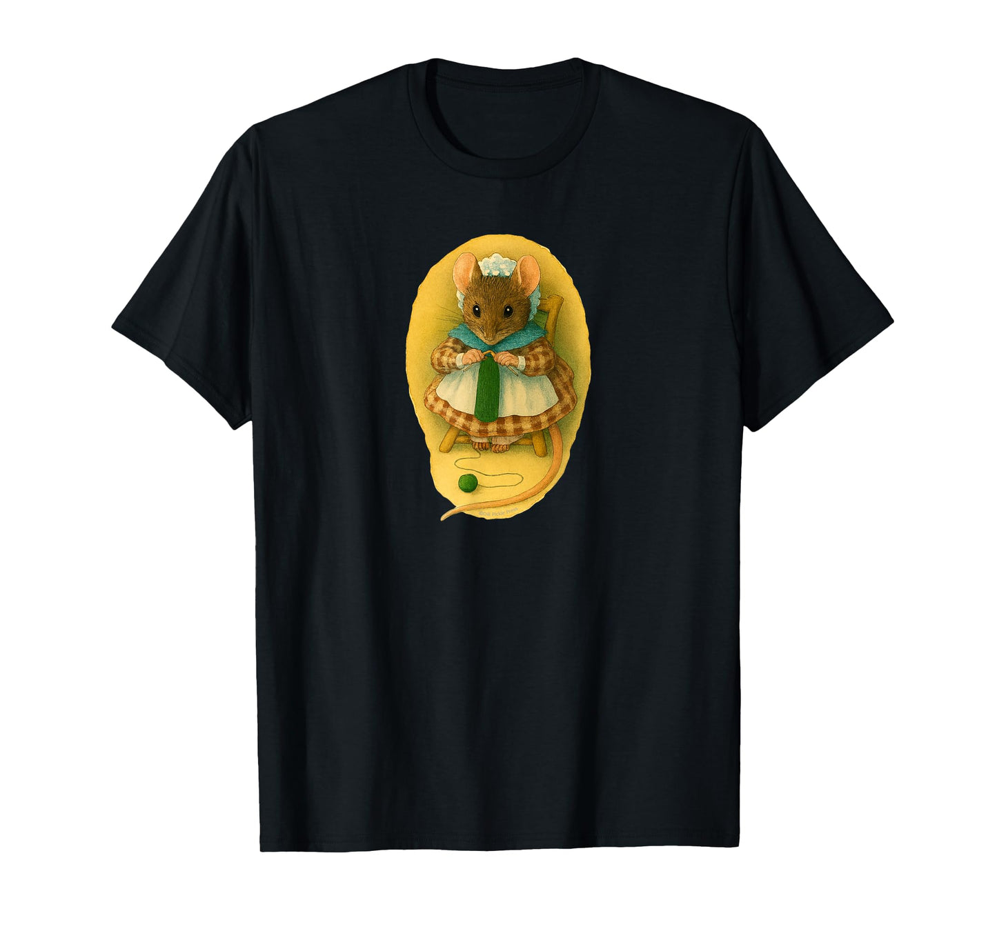Knitting Mouse, Creative Knitter’s Home Needlecraft Gifts T-Shirt