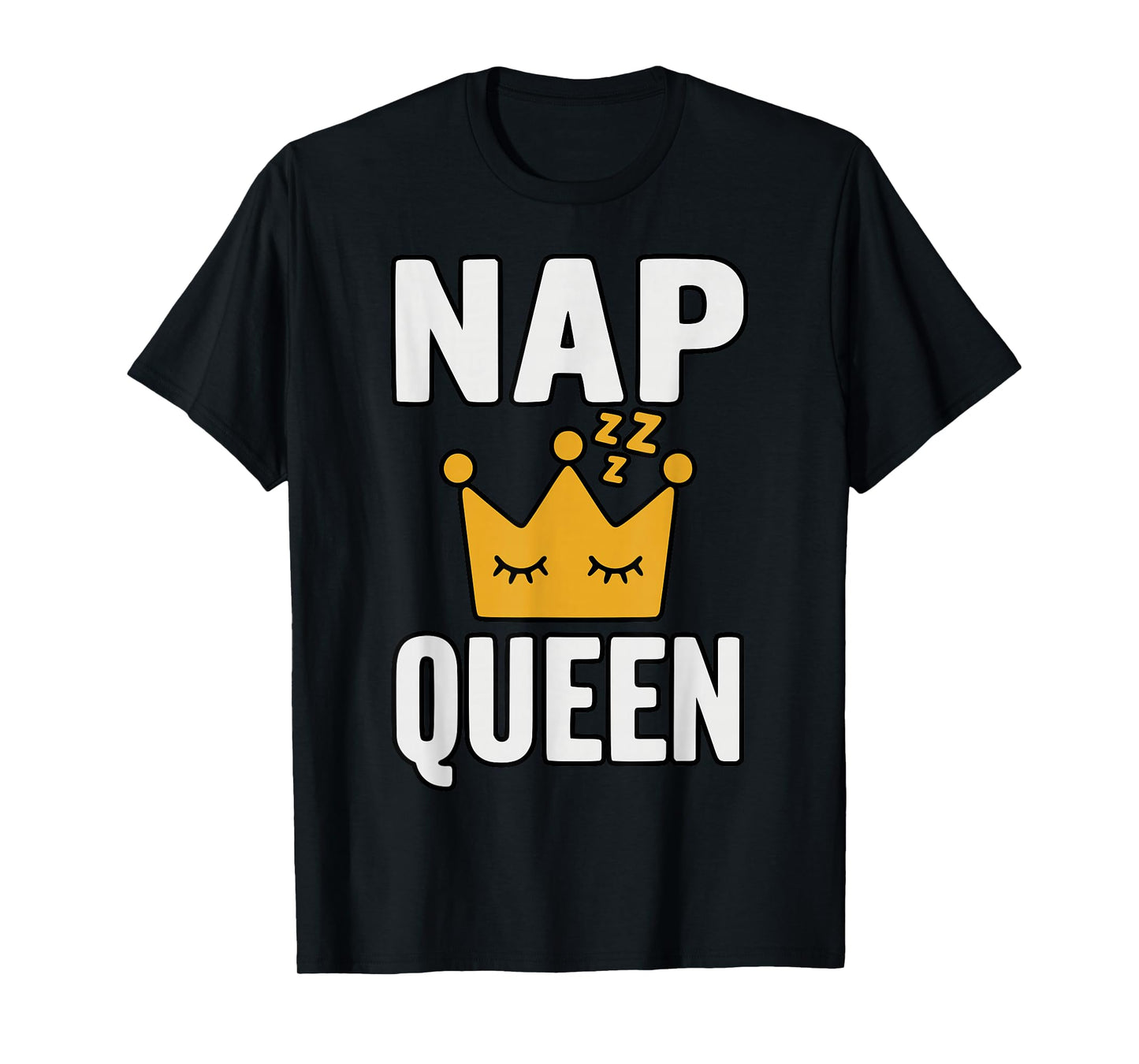 Nap Queen – Funny Sleep Crown T-Shirt