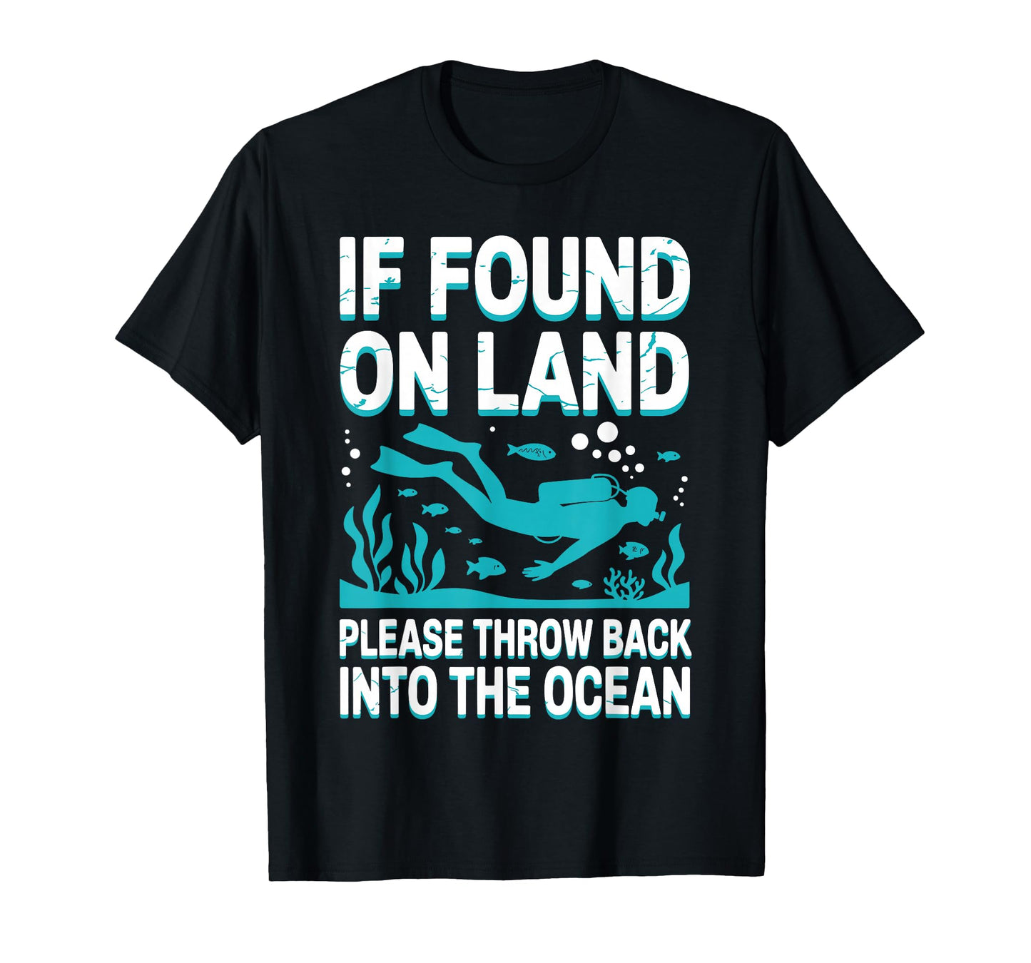 Funny Scuba Diving Art for Men Women Scuba Dive Scuba Diver T-Shirt