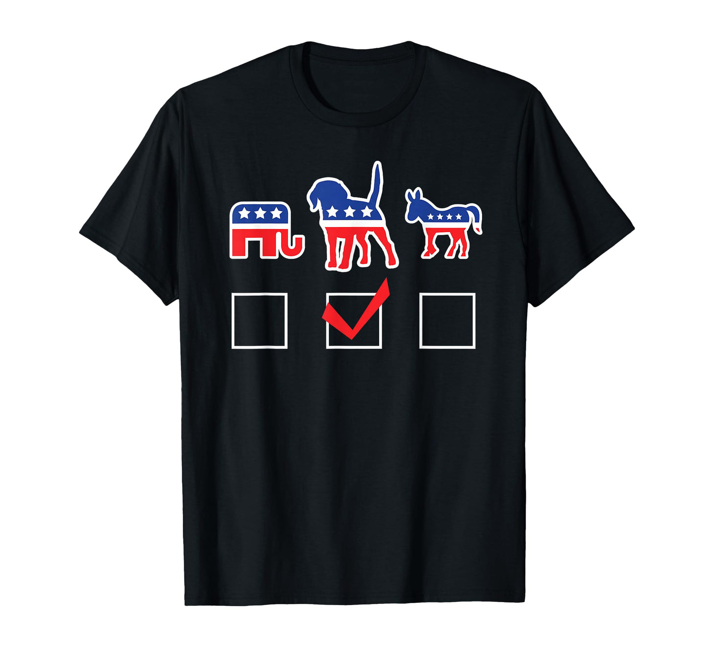 I'm voting puppy party funny dog person political t-shirt T-Shirt