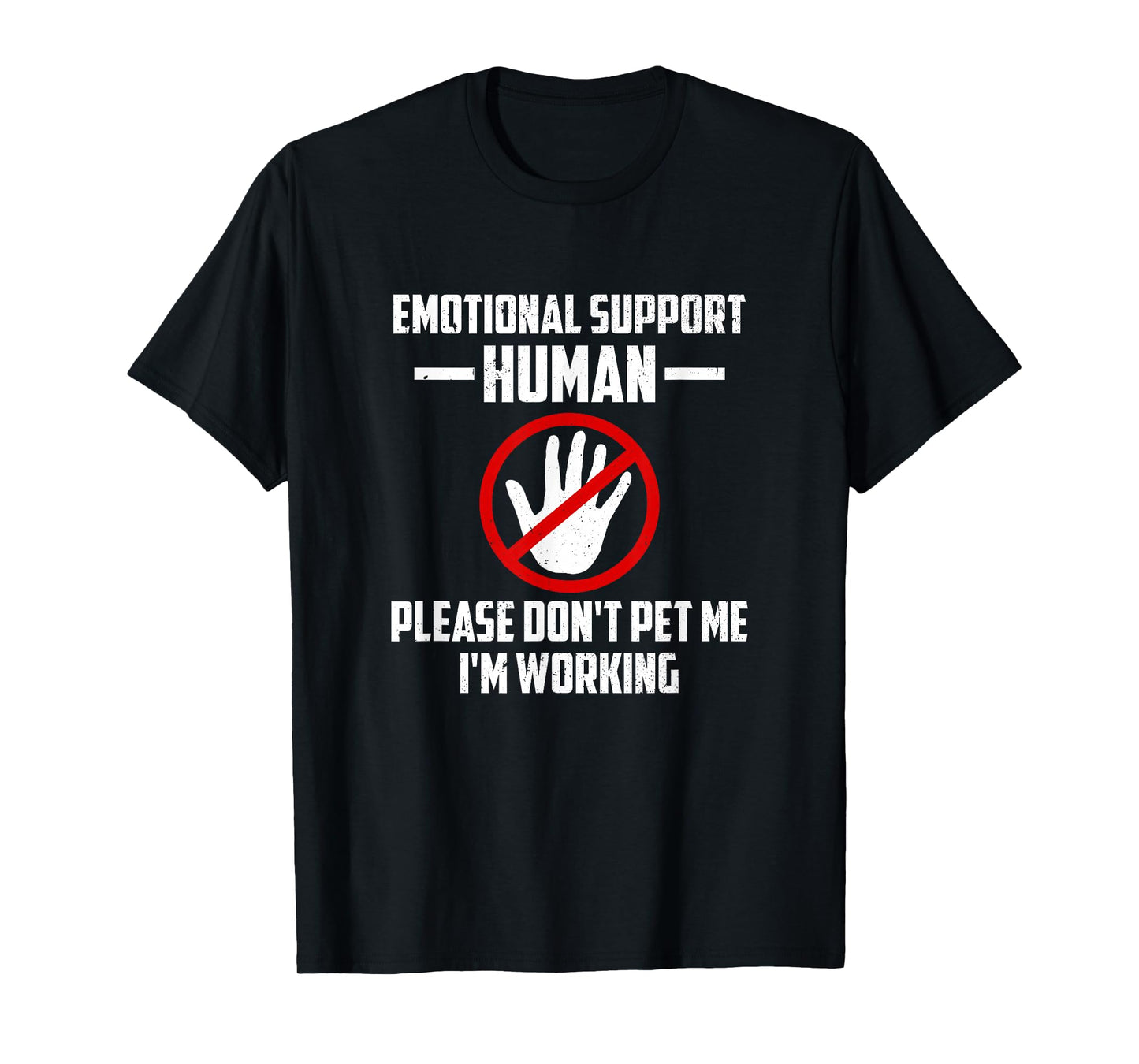 Emotional-Support Human Halloween Costume Do Not Pet Me T-Shirt