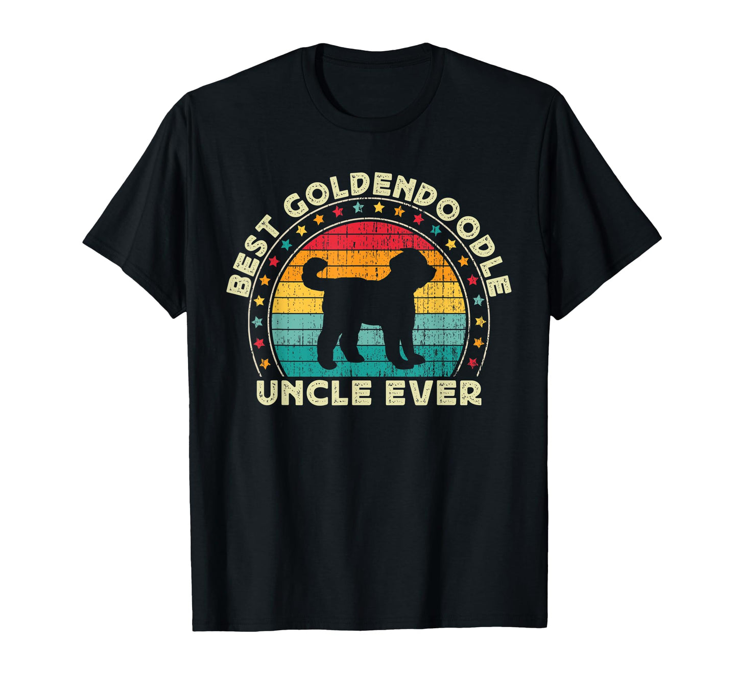 Mens Goldendoodle Uncle For Men Doodle Dog Uncle Father's Day Men T-Shirt