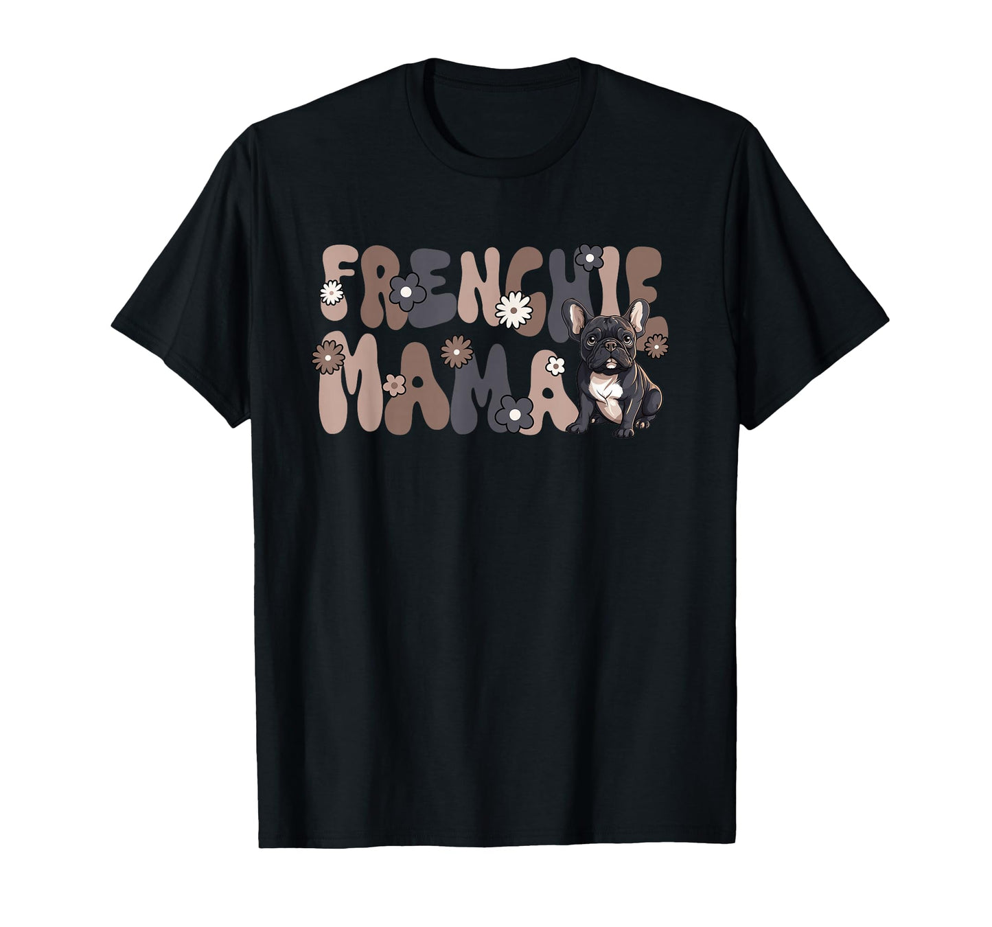 French Bulldog Groovy World's Best Frenchie Mama T-Shirt