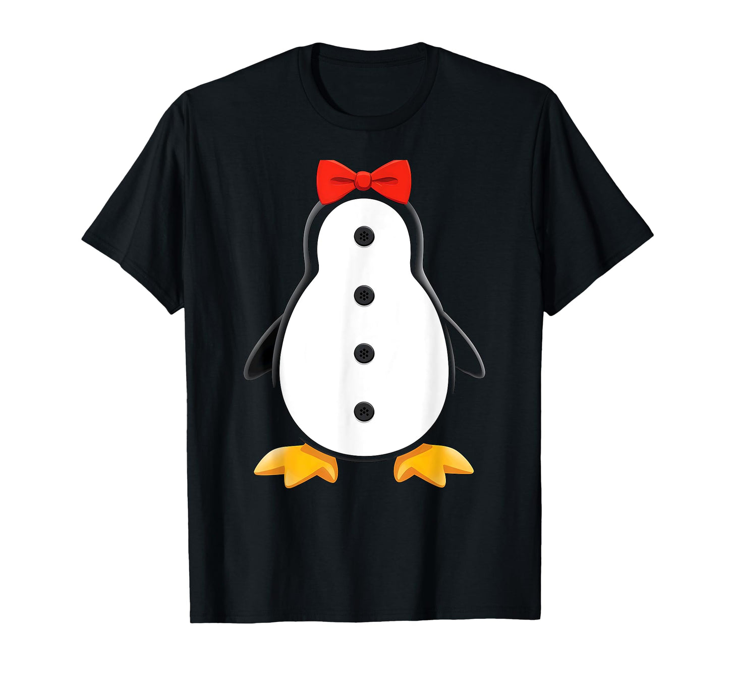 Penguin Body Tuxedo Halloween Costume T-Shirt