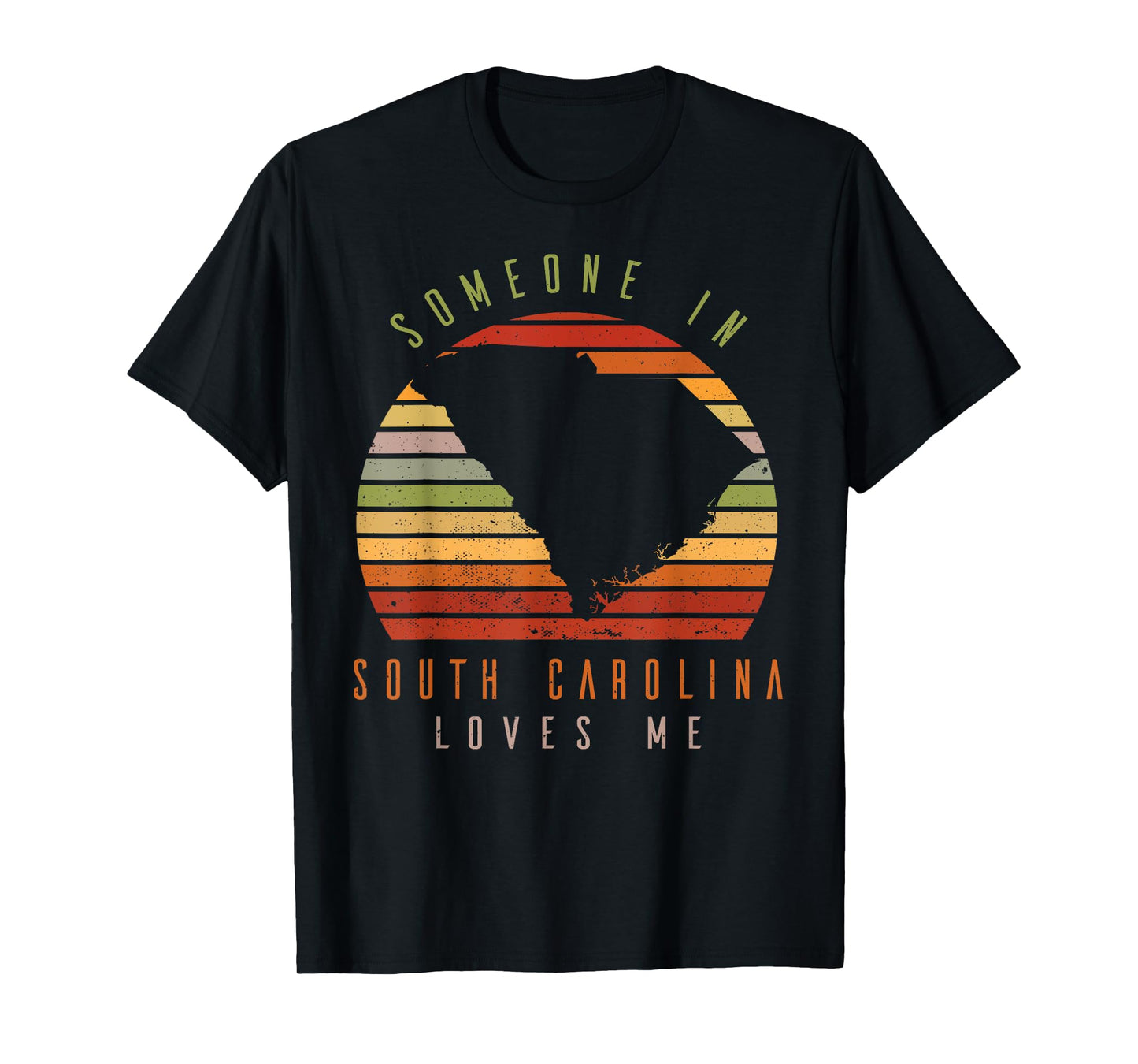 Someone in South Carolina Loves Me Vintage State Retro T-Shirt