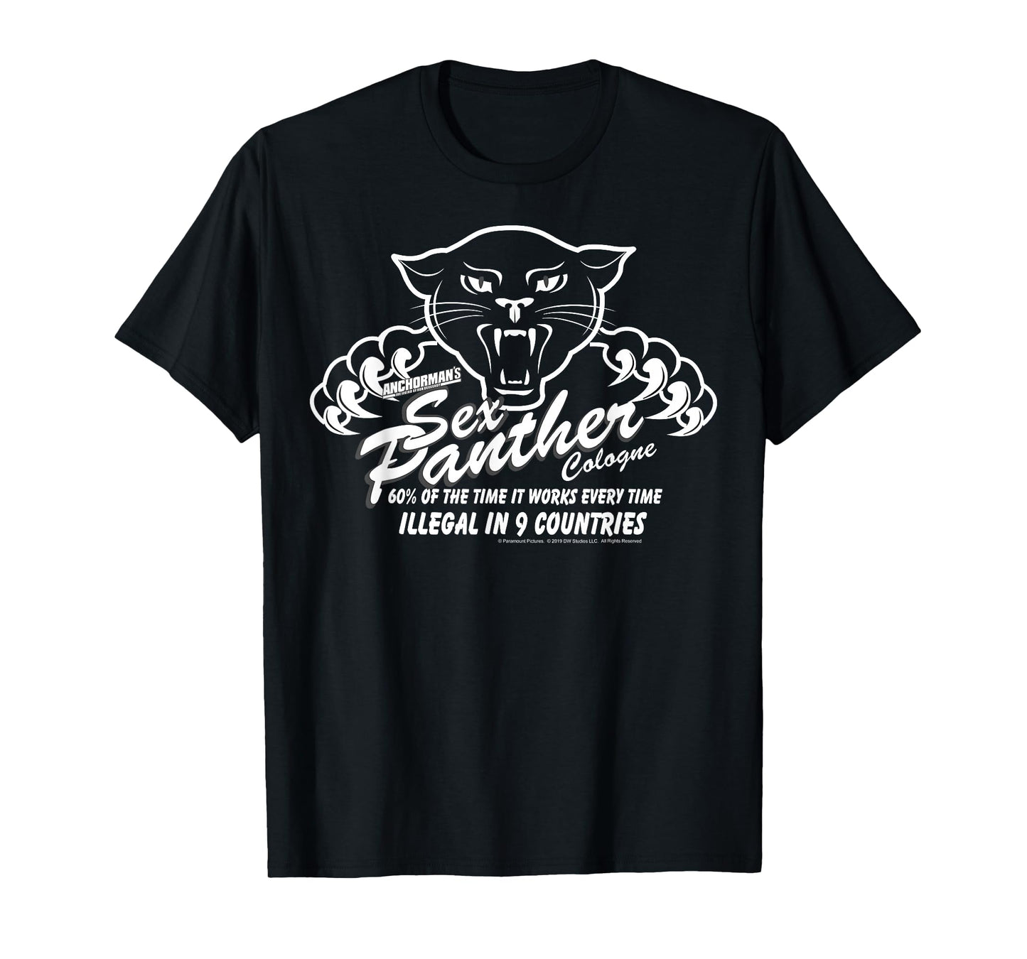 Anchorman Sex Panther Cologne Illegal In 9 Countries T-Shirt