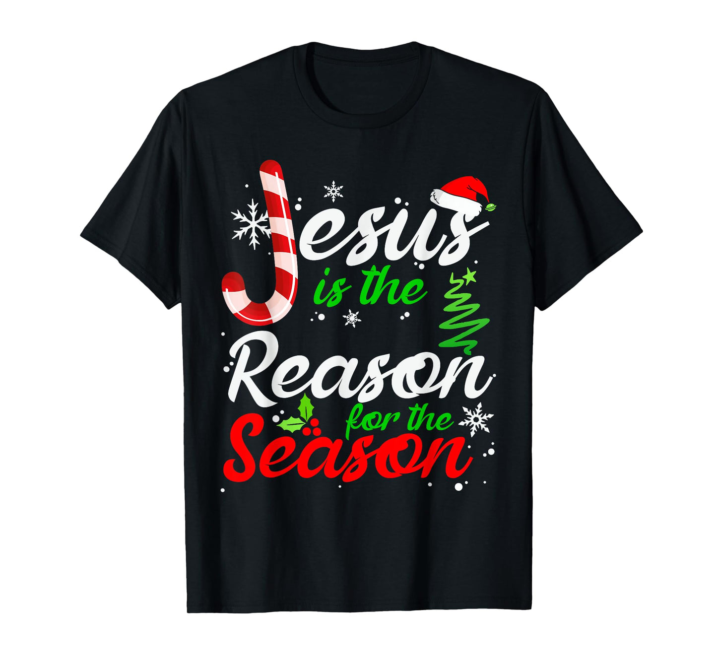 Jesus Is The Reason For The Season Family Christmas Pajamas T-Shirt