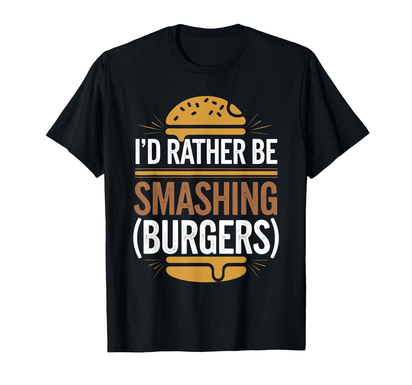 Smash Burger Lover Grilled Cheeseburger Flat Top Cooking T-Shirt