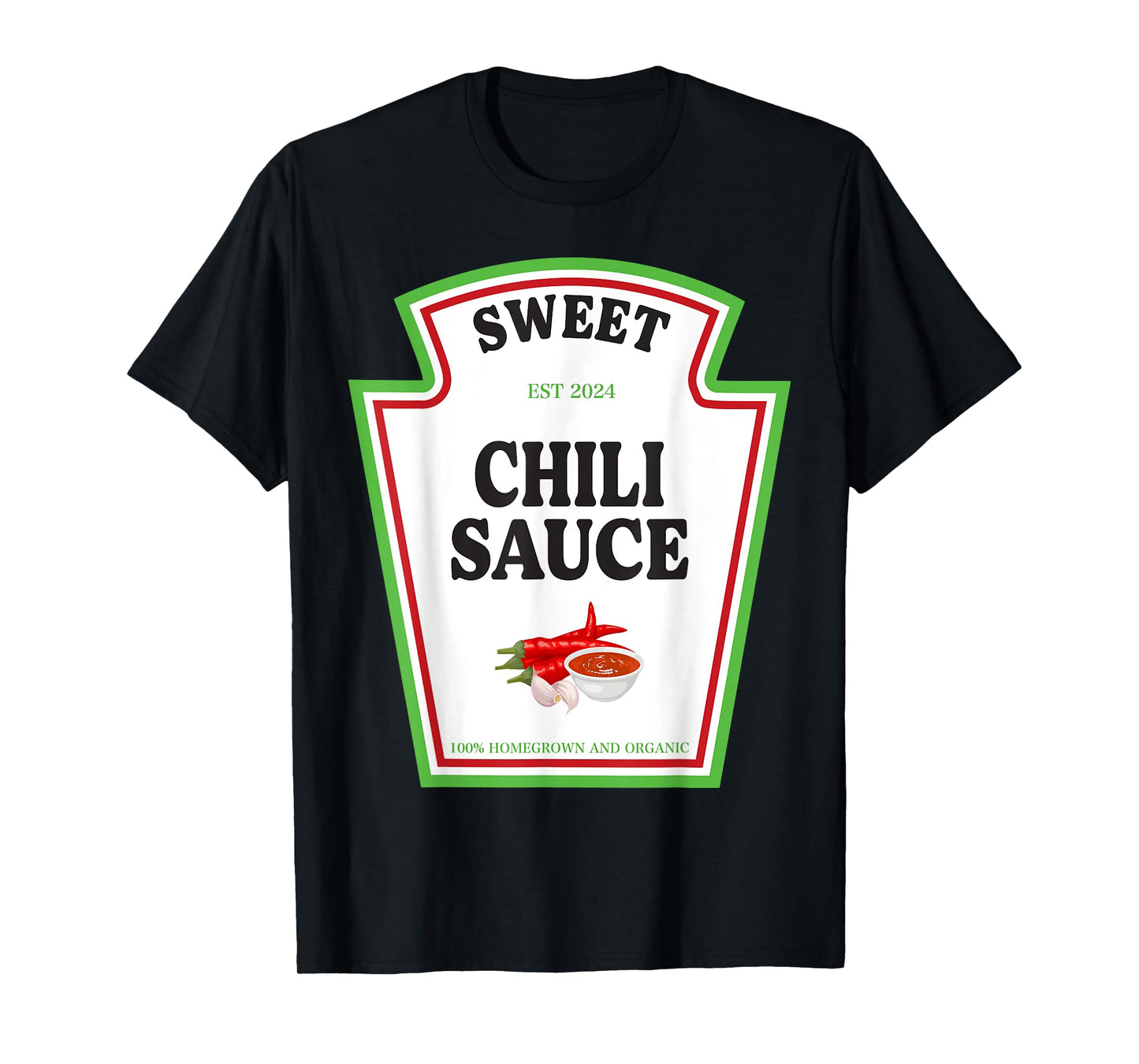 Sweet Chili Sauce Condiment Spice Costume Party Matching T-Shirt