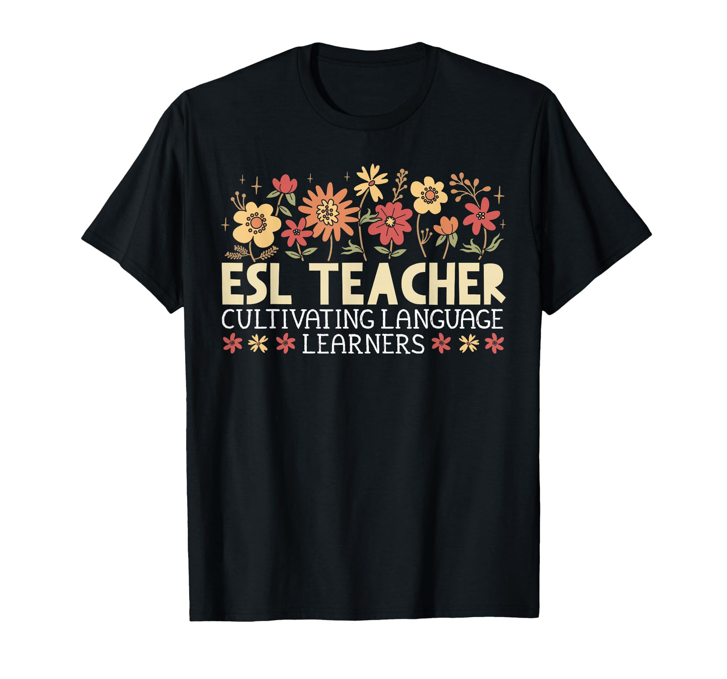 ESL Teacher English Second Language Virtual Online Class T-Shirt