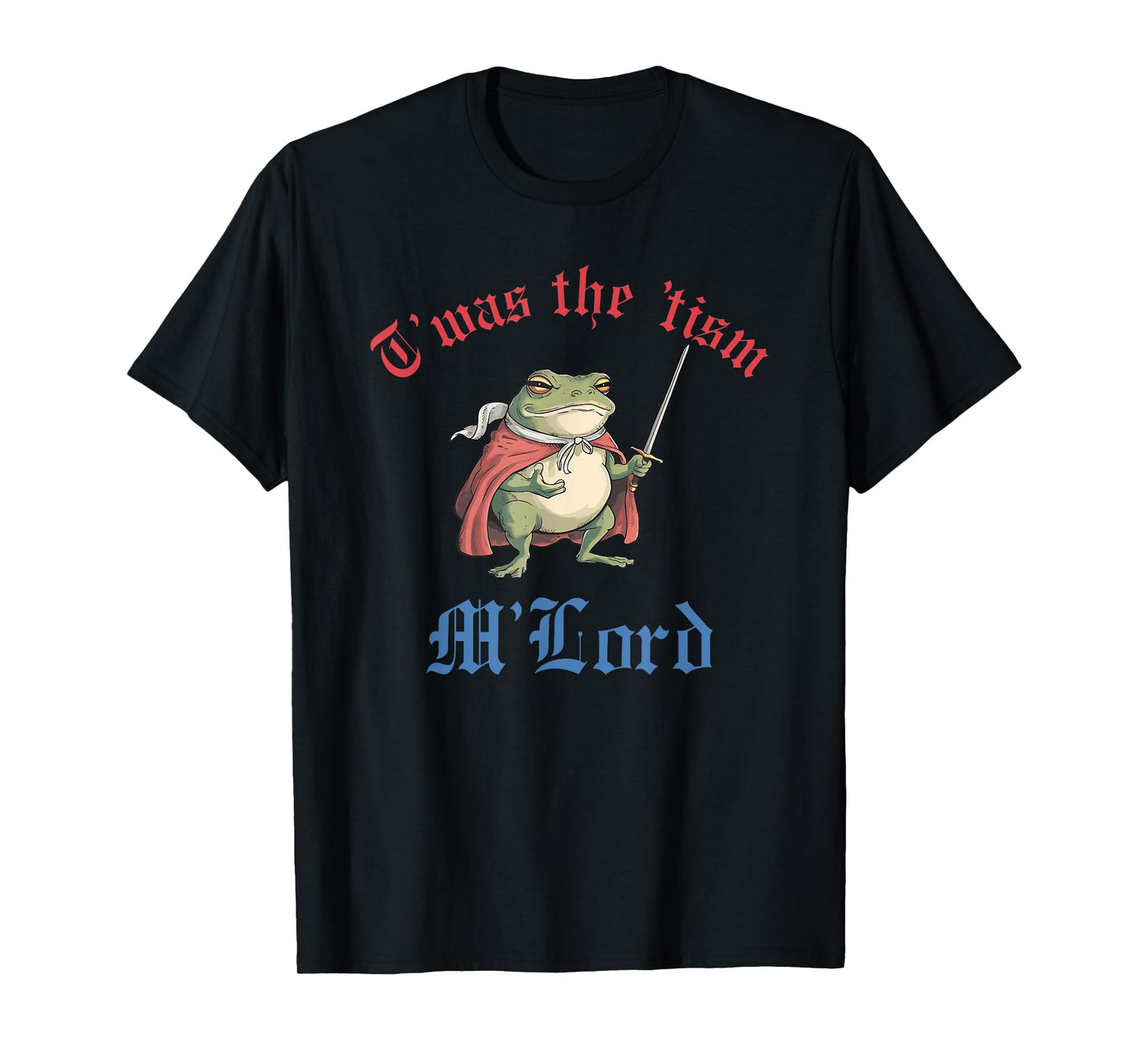 T'was the 'Tism M'Lord Frog Autism Vintage Design T-Shirt