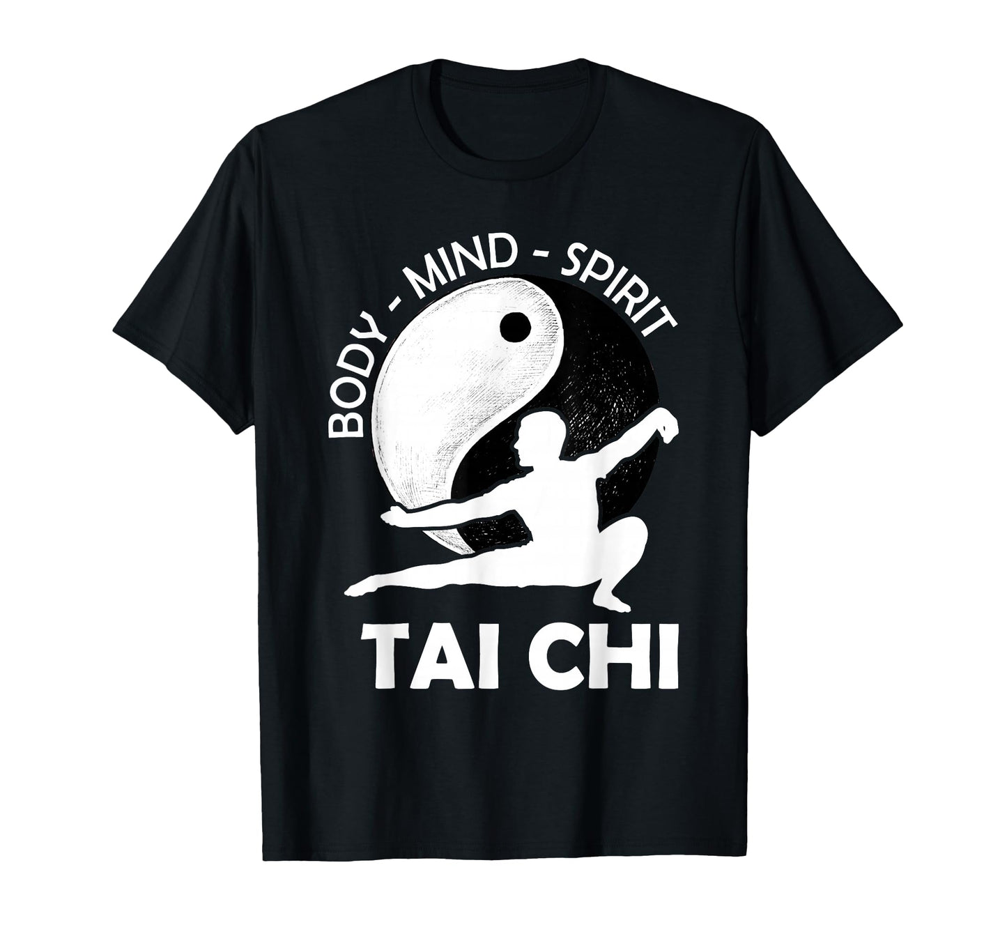 Tai Chi - Spiritual Yin Yang Mind Body Wellness Martial Arts T-Shirt