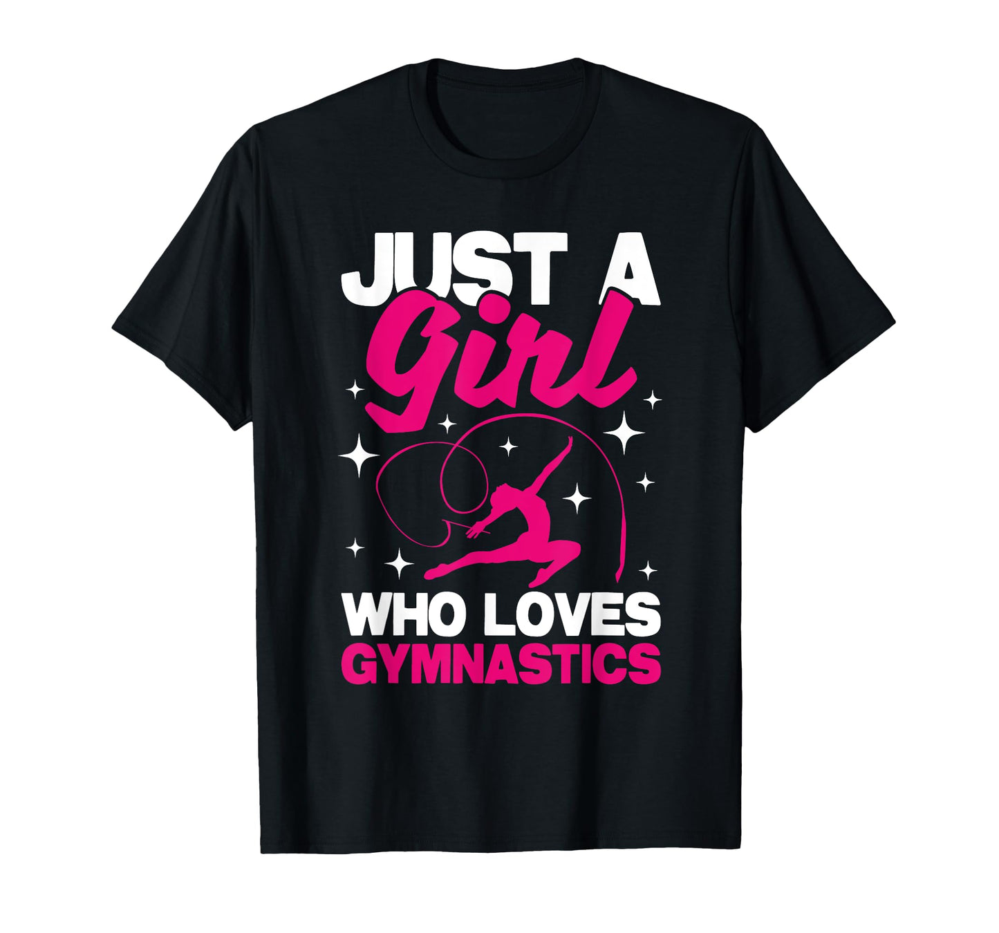 Just A Girl Who Loves Gymnastics - Gymnast Coach Aerobics T-Shirt