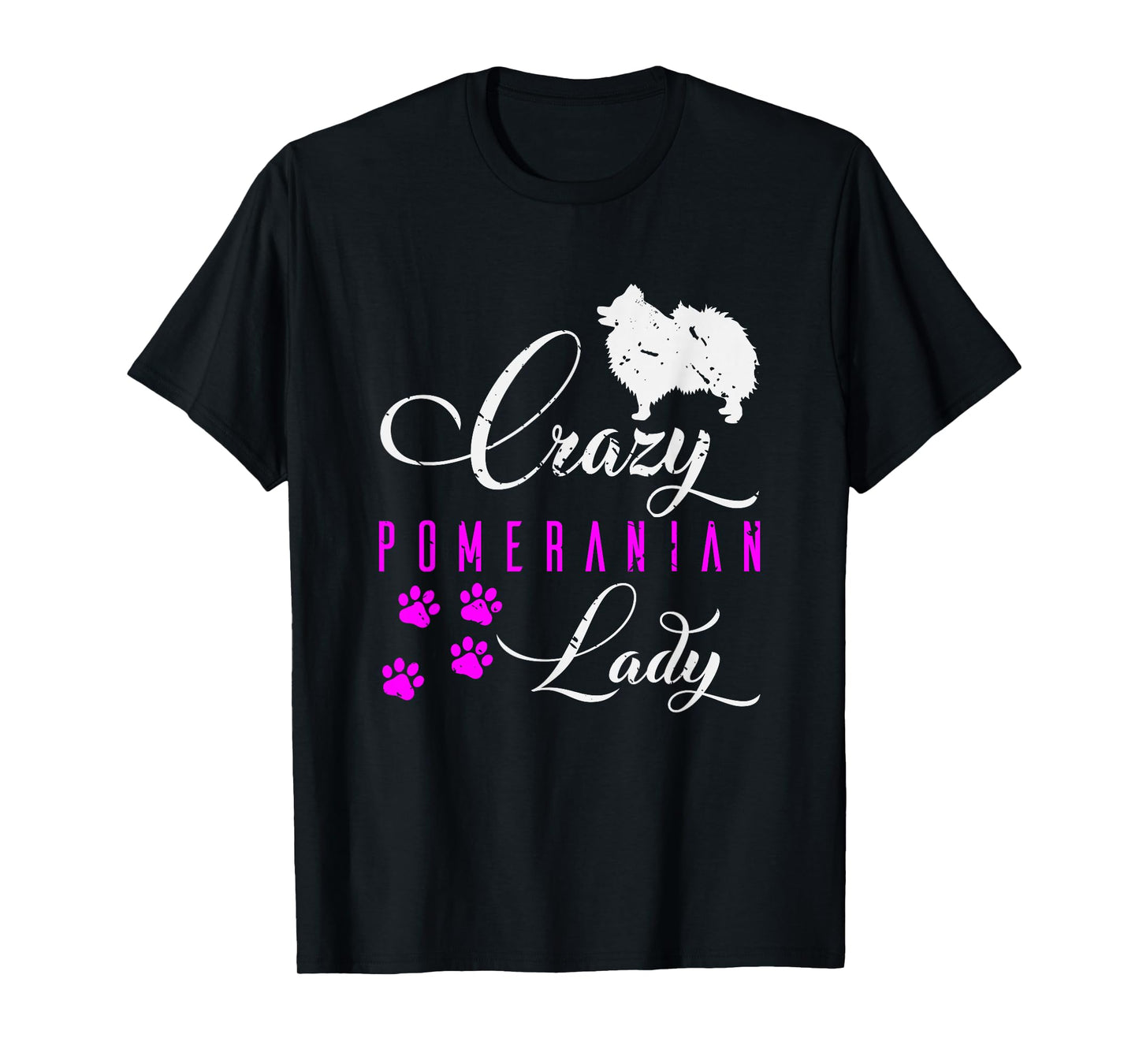 Dog Lady Gift for Animal Lovers Funny Pomeranian T-Shirt