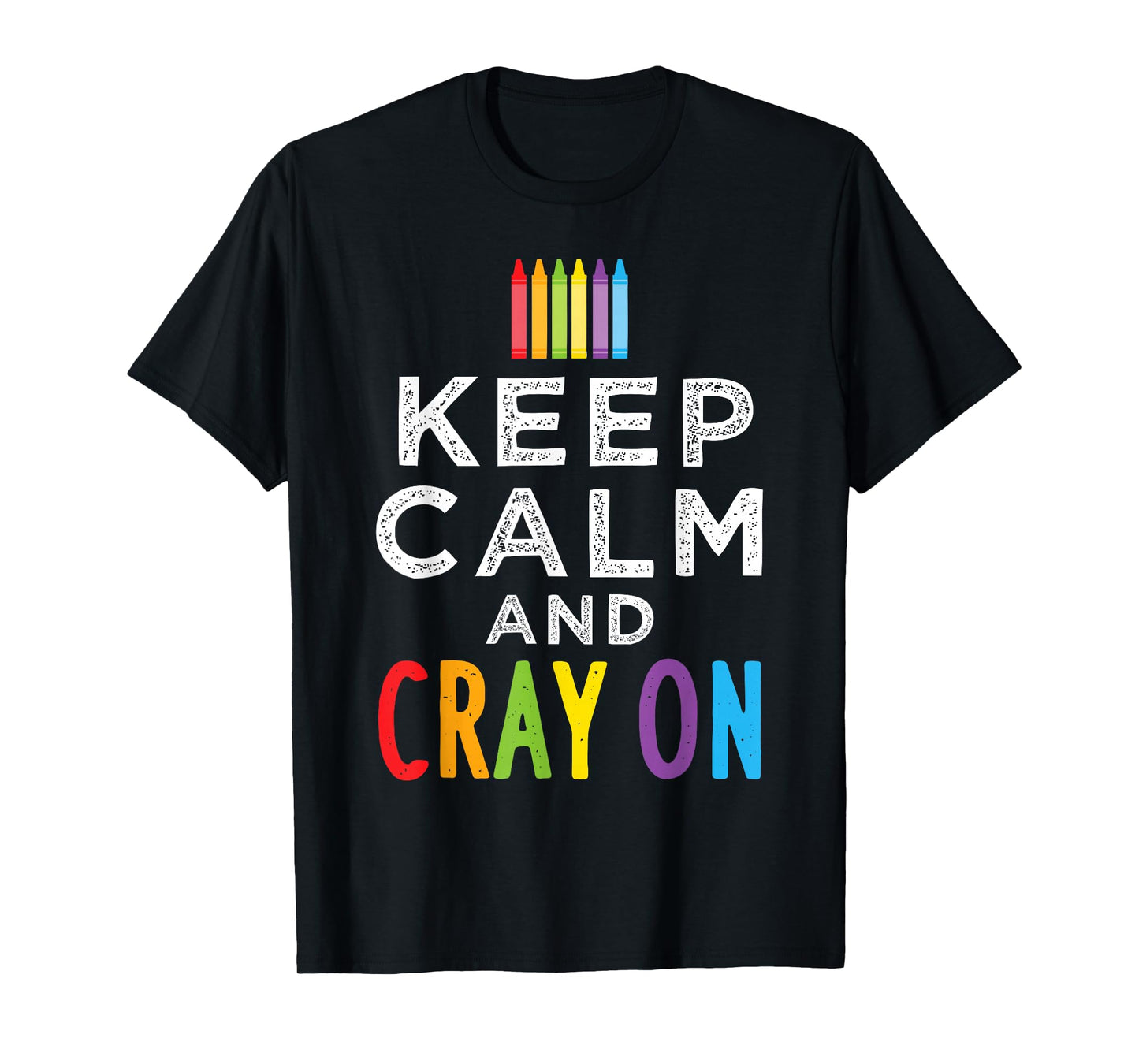 Cray On Coloring Book Crayon Design T-Shirt