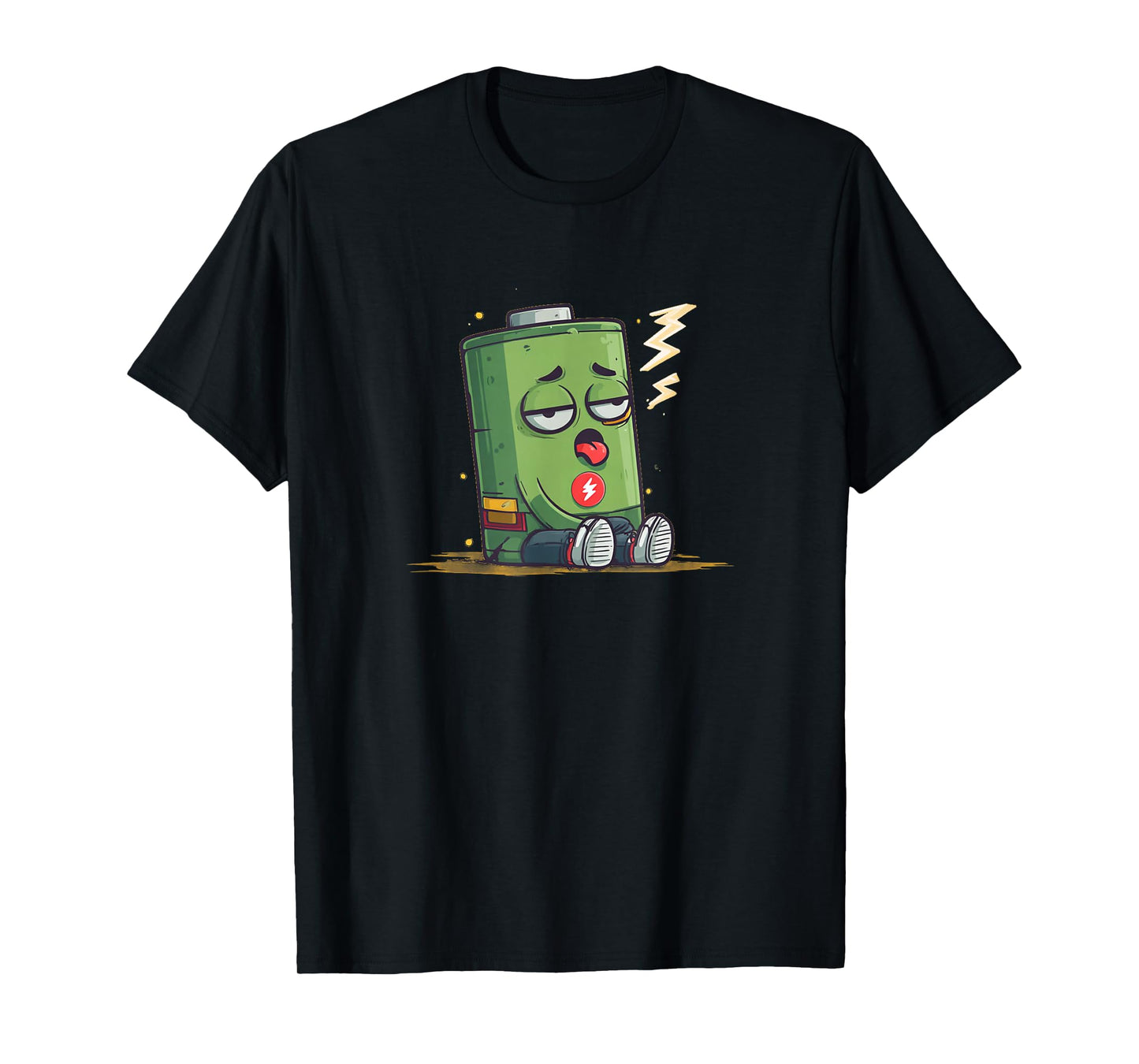 Low Energy Battery Costume for Adults and Kids T-Shirt