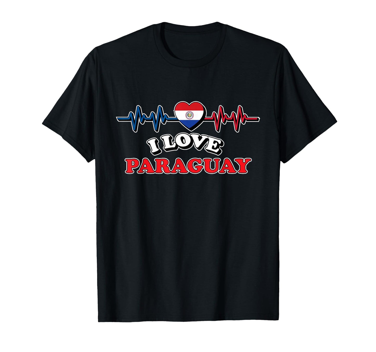 I Love Paraguay Trip Travel Matching Family Vacation T-Shirt