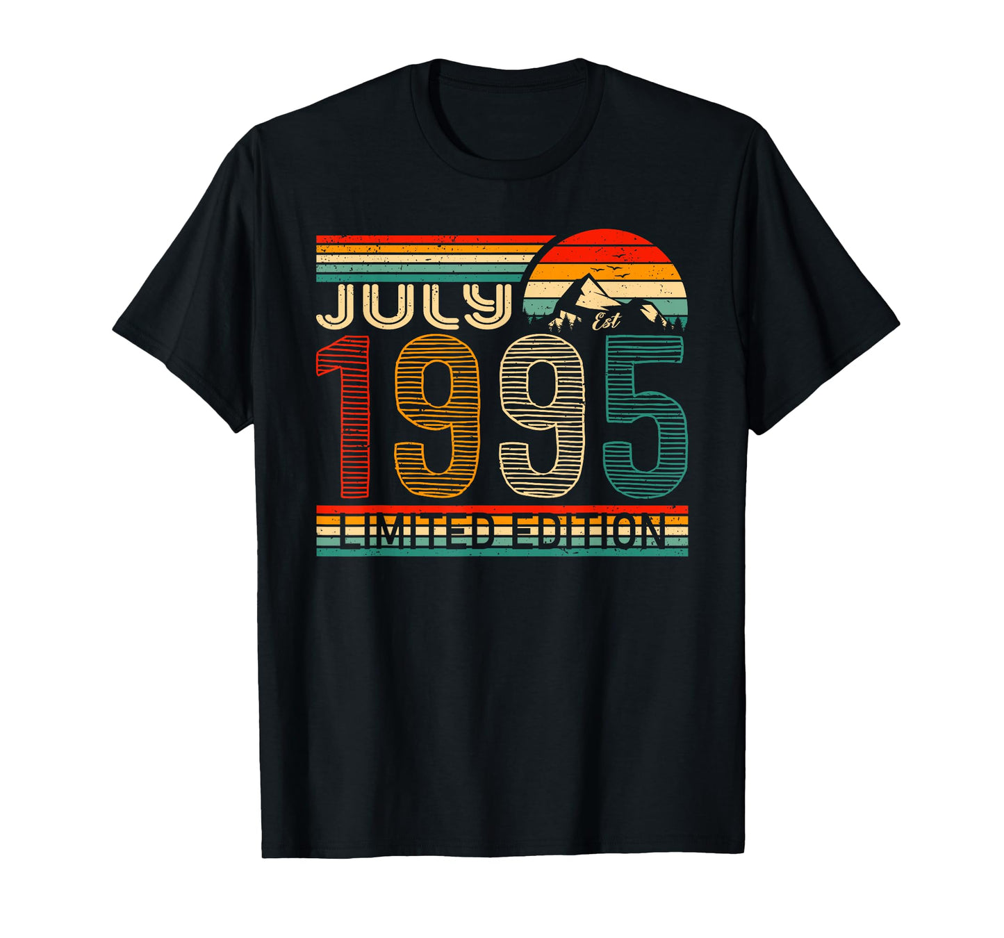 July 1995 Limited Edition Classic 1995 Year Vintage Birthday T-Shirt