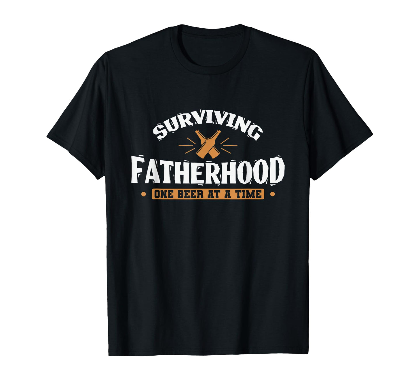 Surviving Fatherhood one Beer at a Time Papa T-Shirt