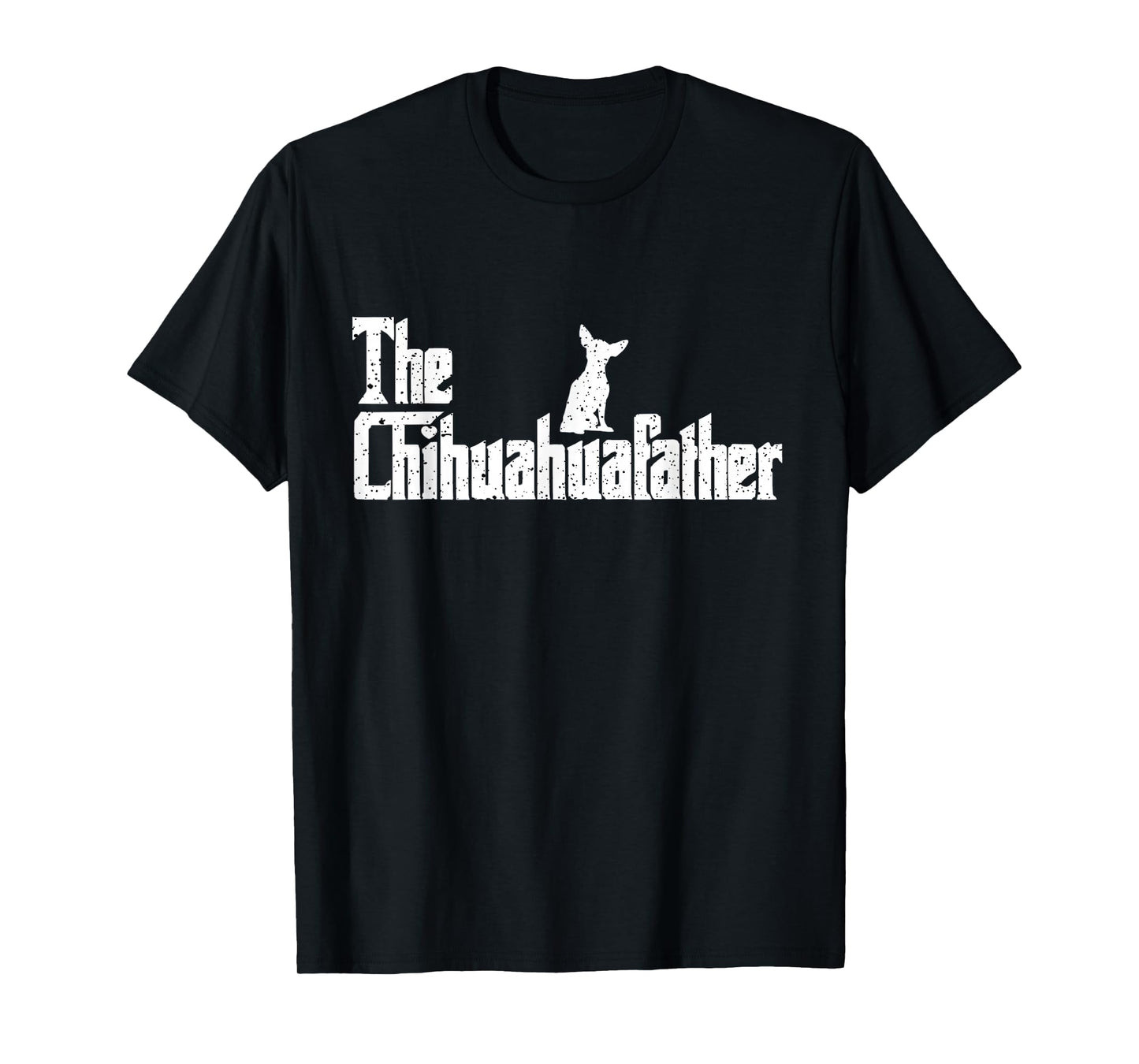 Retro The Dog Father, Chihuahua Lover Dog Dad, Best Dog Meme T-Shirt