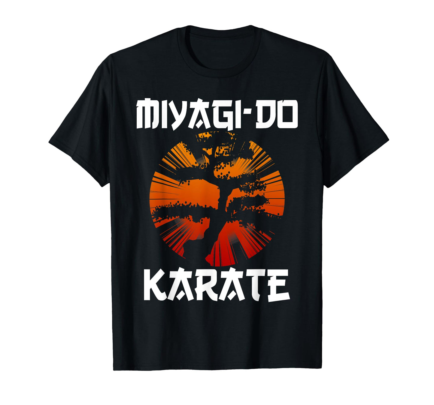 Retro Vintage Miyagi-Do Karate Life Bonsai Tree Martial Arts T-Shirt