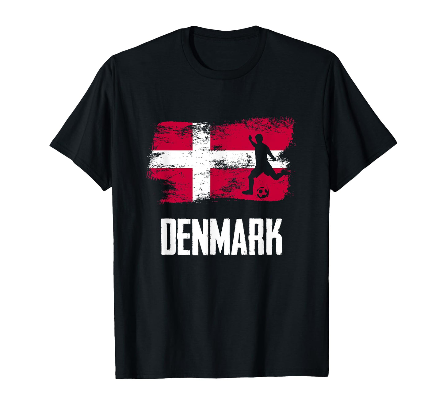 Denmark Flag Jersey Danish Soccer Team Danish T-Shirt